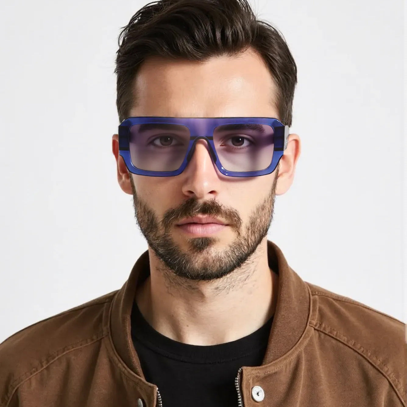 SUN-ARDEN UNISEX AVIATOR ACETATE SUNGLASSES WITH POLARIZED LENS BY TED SMITH (IN 5 COLORS)
