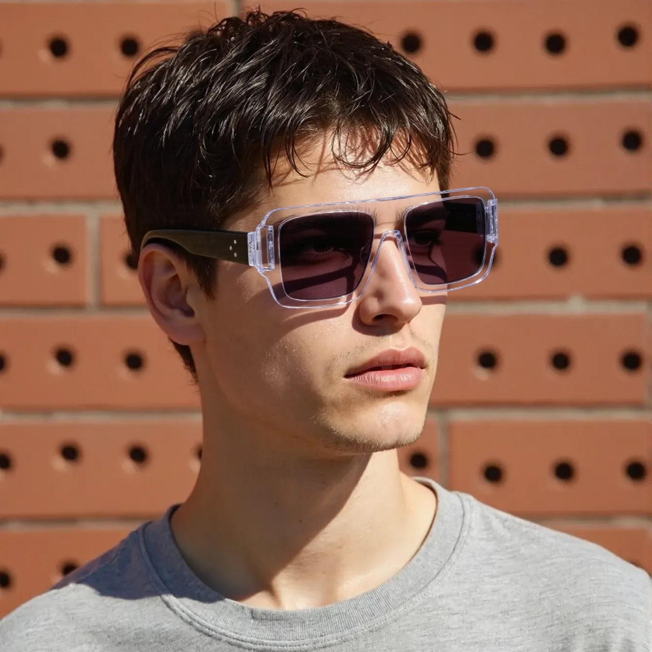 SUN-ARDEN UNISEX AVIATOR ACETATE SUNGLASSES WITH POLARIZED LENS BY TED SMITH (IN 5 COLORS)