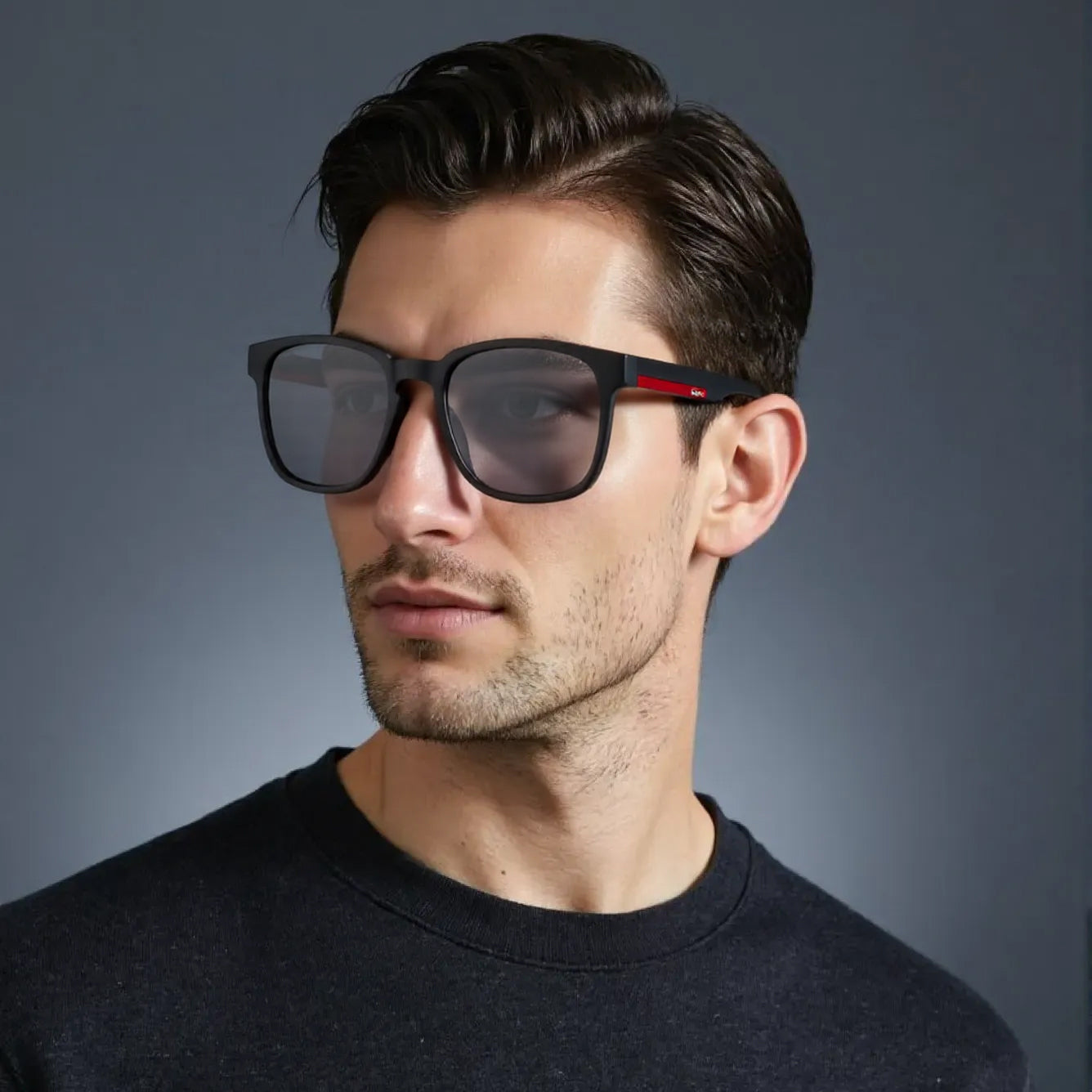 SUN-BRYDEN UNISEX WAYFARER TR90 SUNGLASSES WITH POLARIZED LENS BY TED SMITH (IN 4 COLORS)