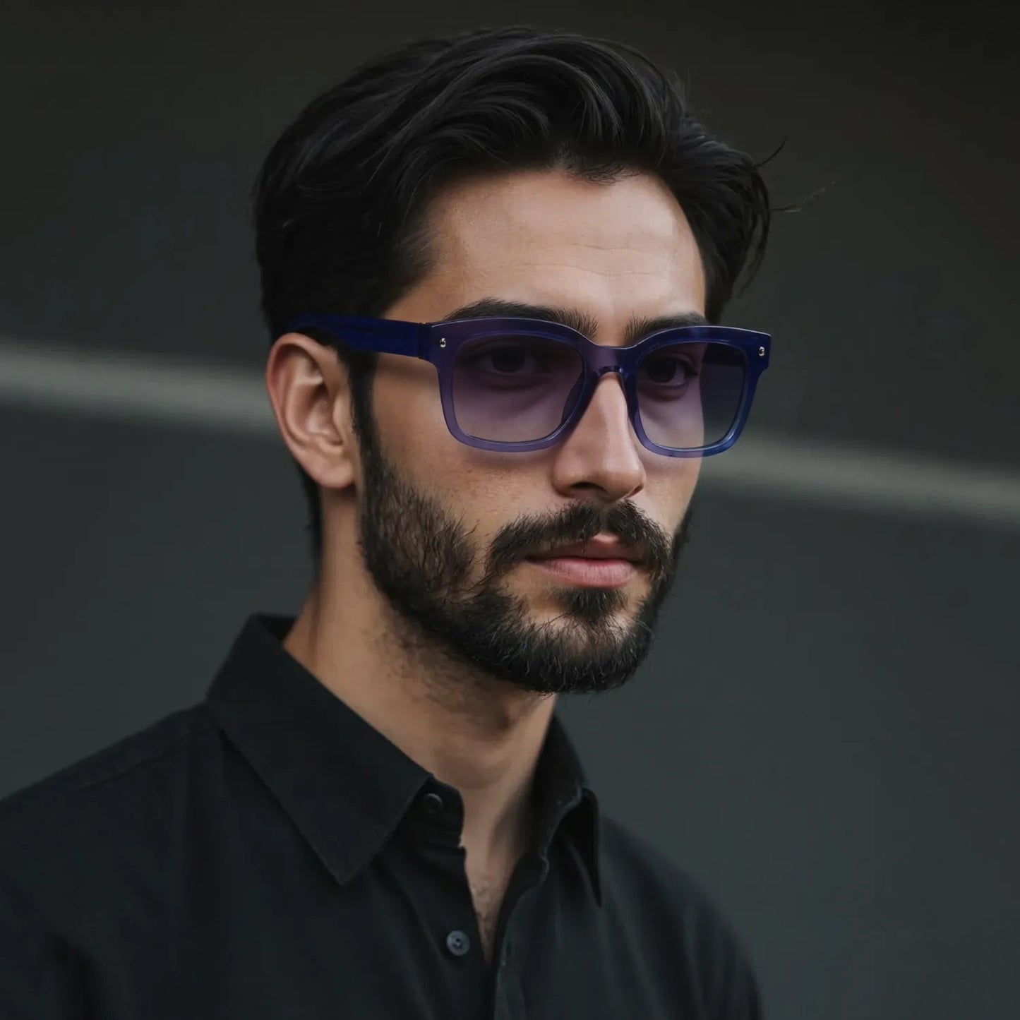 SUN-DAWSON UNISEX WAYFARER ACETATE SUNGLASSES WITH POLARIZED LENS BY TED SMITH (IN 3 COLORS)