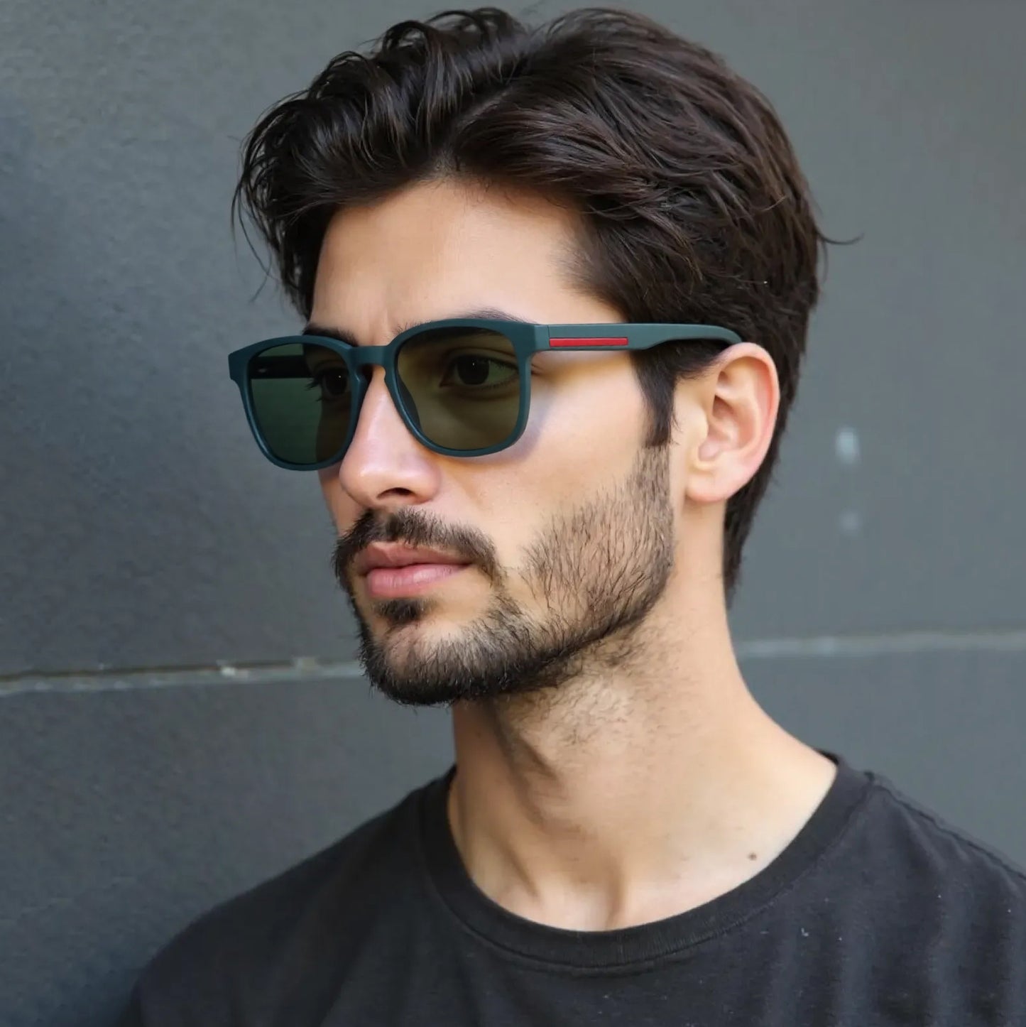 SUN-BRYDEN UNISEX WAYFARER TR90 SUNGLASSES WITH POLARIZED LENS BY TED SMITH (IN 4 COLORS)