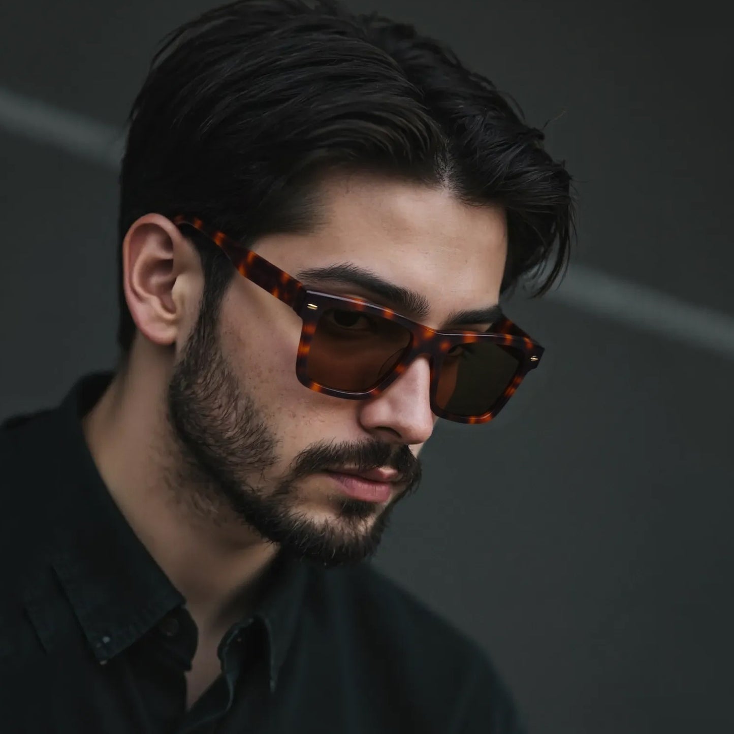 SUN-BOYD UNISEX SQUARE ACETATE SUNGLASSES WITH POLARIZED LENS BY TED SMITH (IN 6 COLORS)