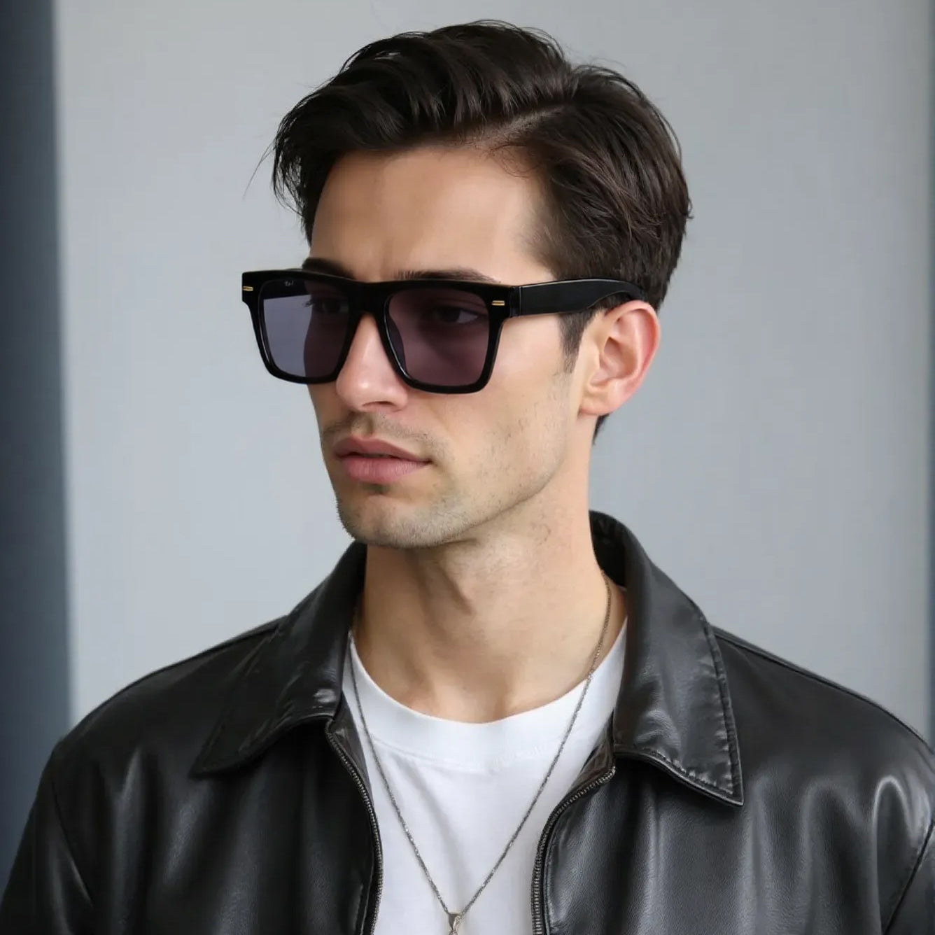 SUN-BOYD UNISEX SQUARE ACETATE SUNGLASSES WITH POLARIZED LENS BY TED SMITH (IN 6 COLORS)