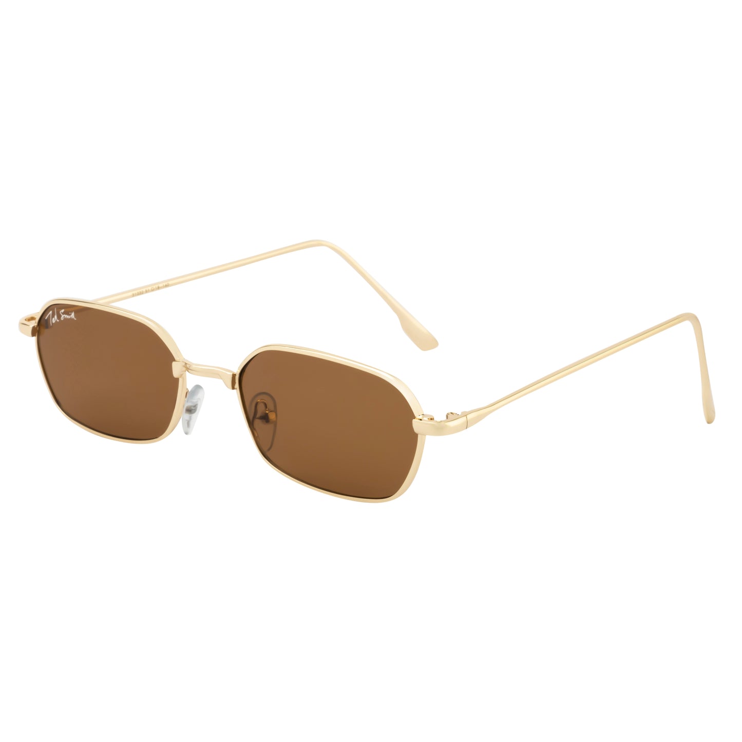 EYEZ UNISEX RECTANGLE METAL SUNGLASSES BY TED SMITH (IN 4 COLORS)