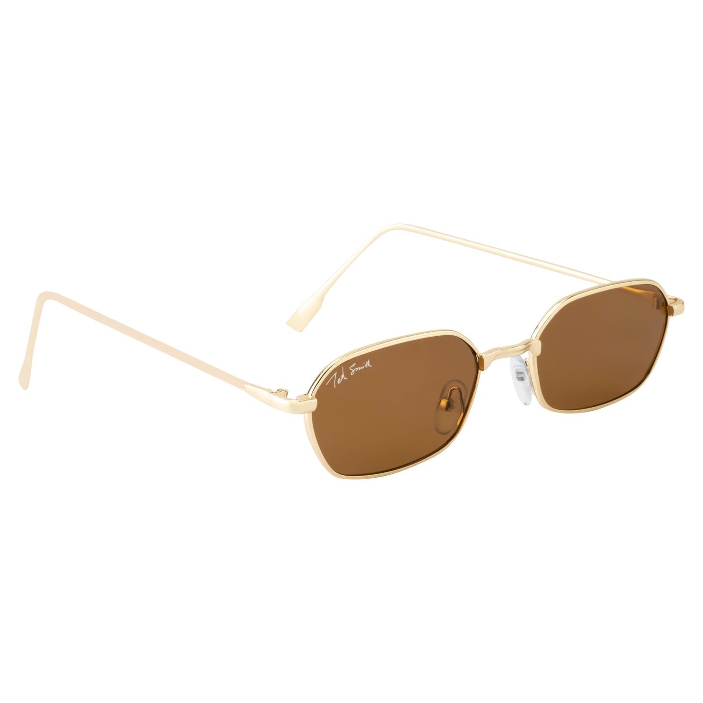 EYEZ UNISEX RECTANGLE METAL SUNGLASSES BY TED SMITH (IN 4 COLORS)