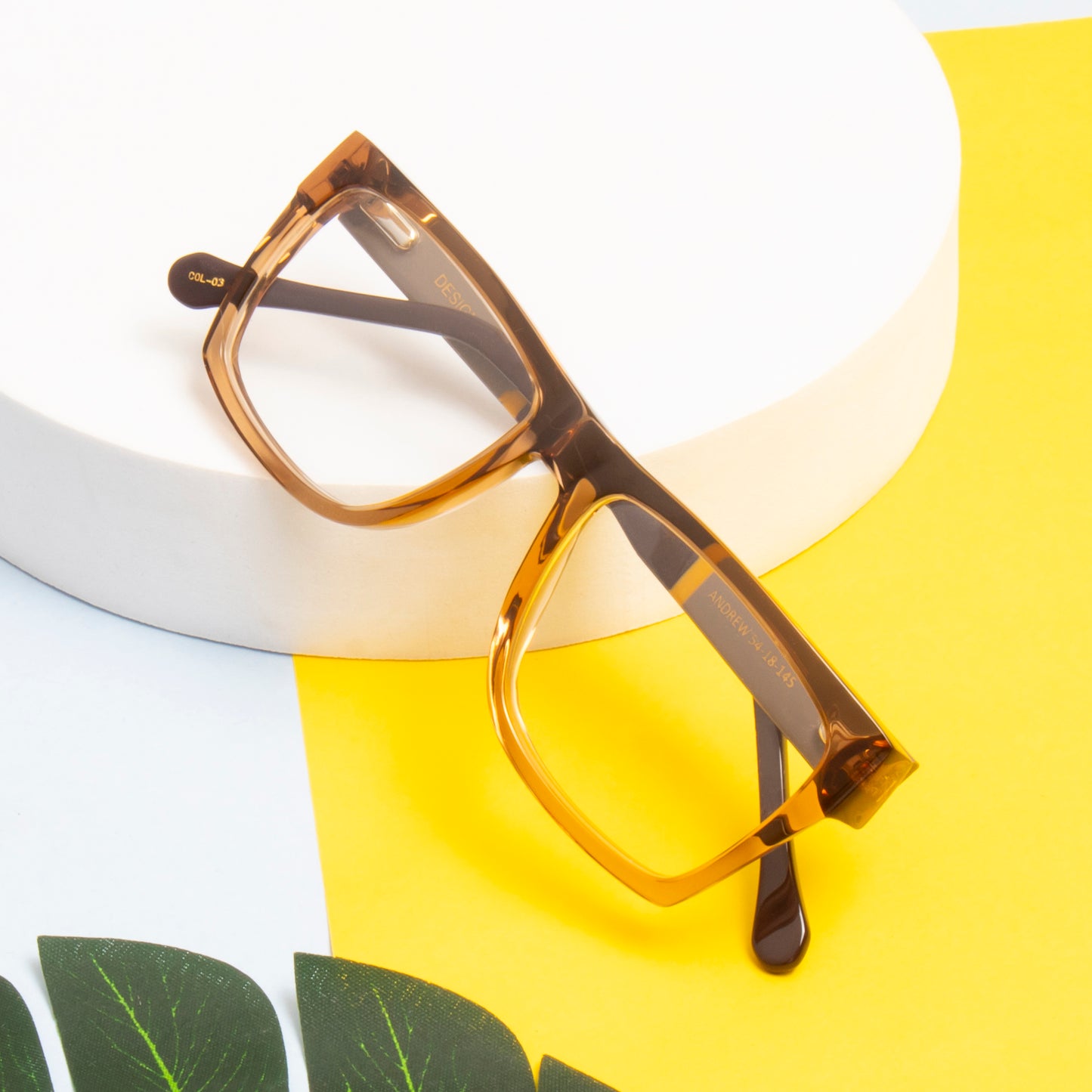 ANDREW UNISEX WAYFARER ACETATE COMPUTER GLASSES (IN 6 COLORS)
