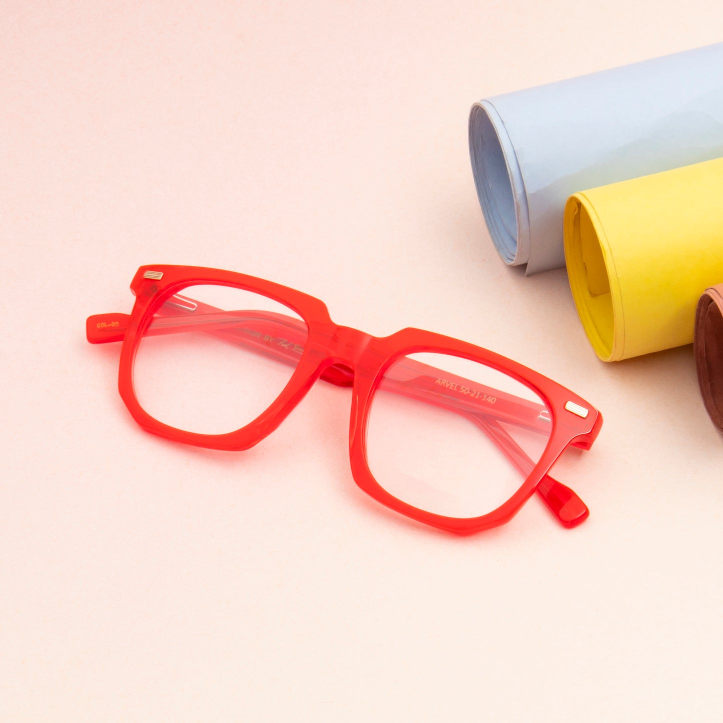 ARVEL UNISEX SQUARE ACETATE COMPUTER GLASSES (IN 6 COLORS)
