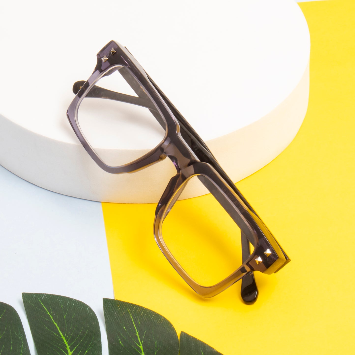 ATTICUS UNISEX SQUARE ACETATE COMPUTER GLASSES (IN 6 COLORS)