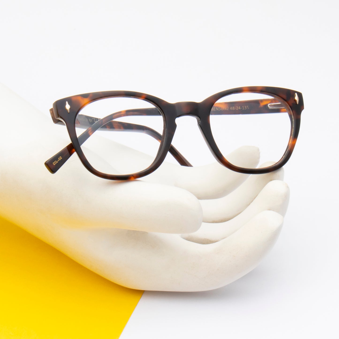 BENSON2 UNISEX ROUND ACETATE COMPUTER GLASSES (IN 6 COLORS)