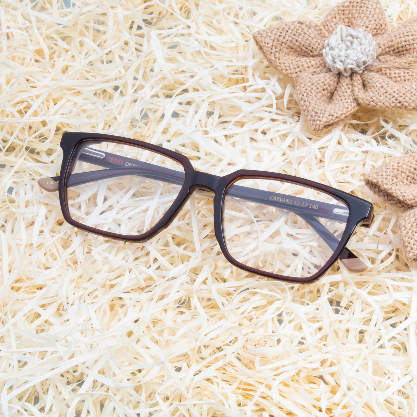 CARVAN2 UNISEX SQUARE ACETATE COMPUTER GLASSES (IN 5 COLORS)