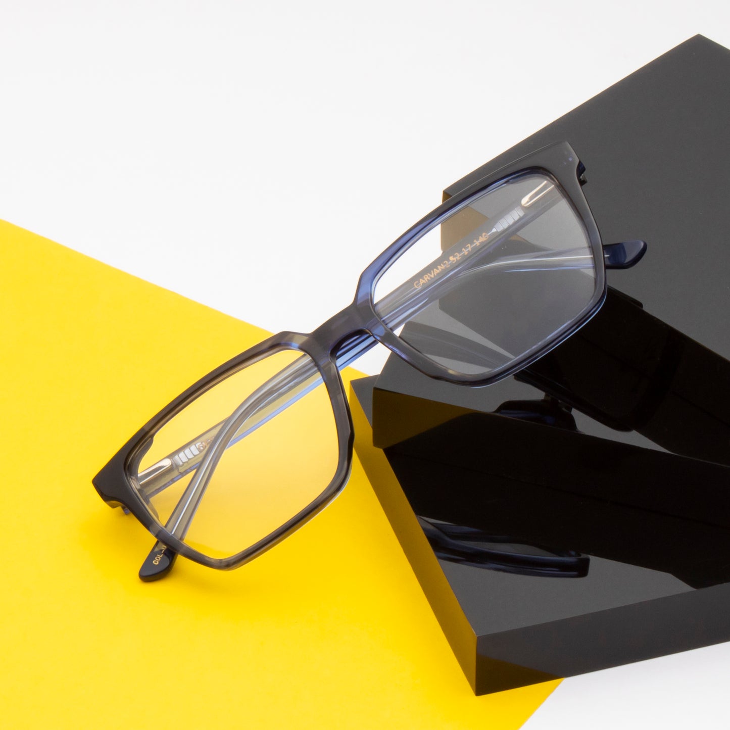 CARVAN2 UNISEX SQUARE ACETATE COMPUTER GLASSES (IN 5 COLORS)