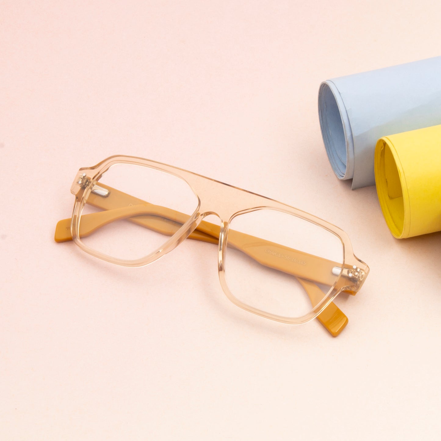 CHARLES UNISEX AVIATOR ACETATE COMPUTER GLASSES (IN 6 COLORS)