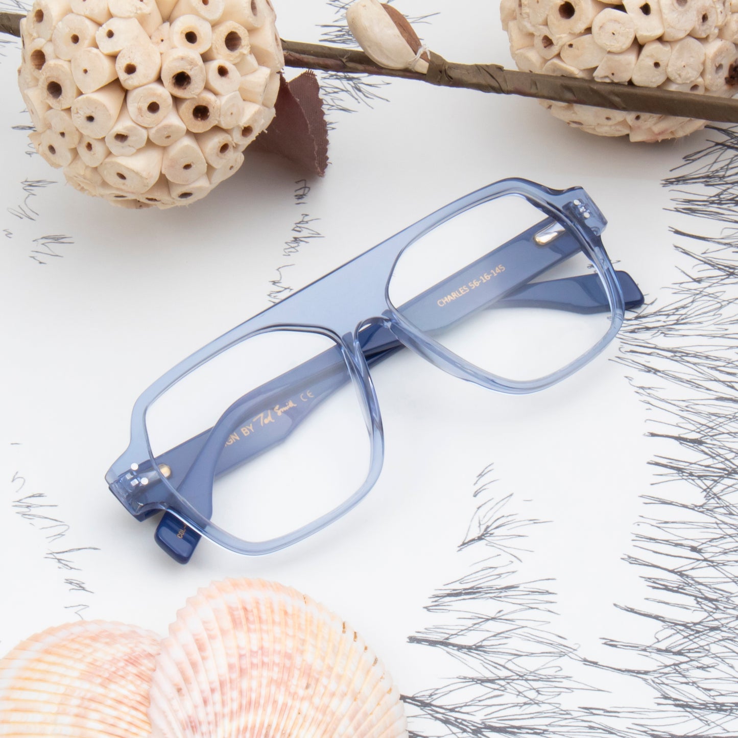 CHARLES UNISEX AVIATOR ACETATE COMPUTER GLASSES (IN 6 COLORS)