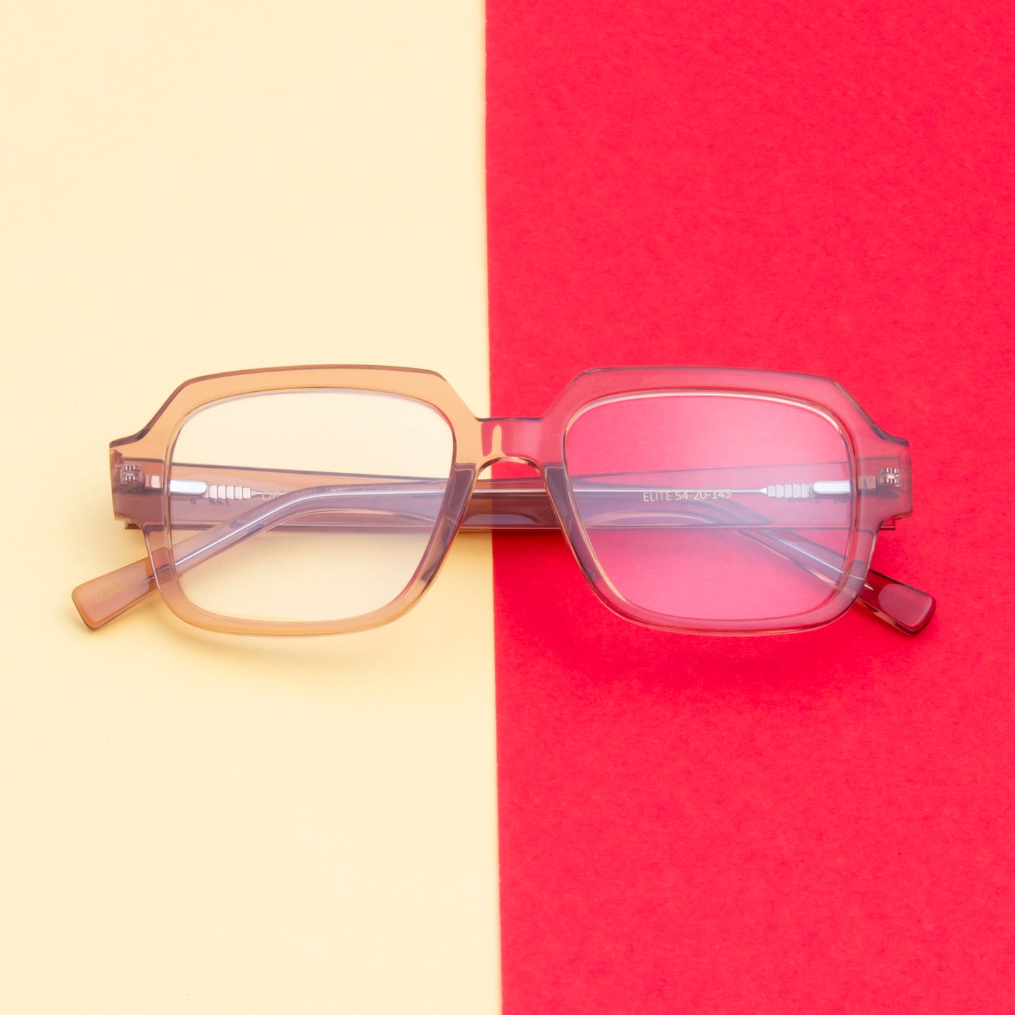 ELITE UNISEX SQUARE ACETATE COMPUTER GLASSES (IN 6 COLORS)