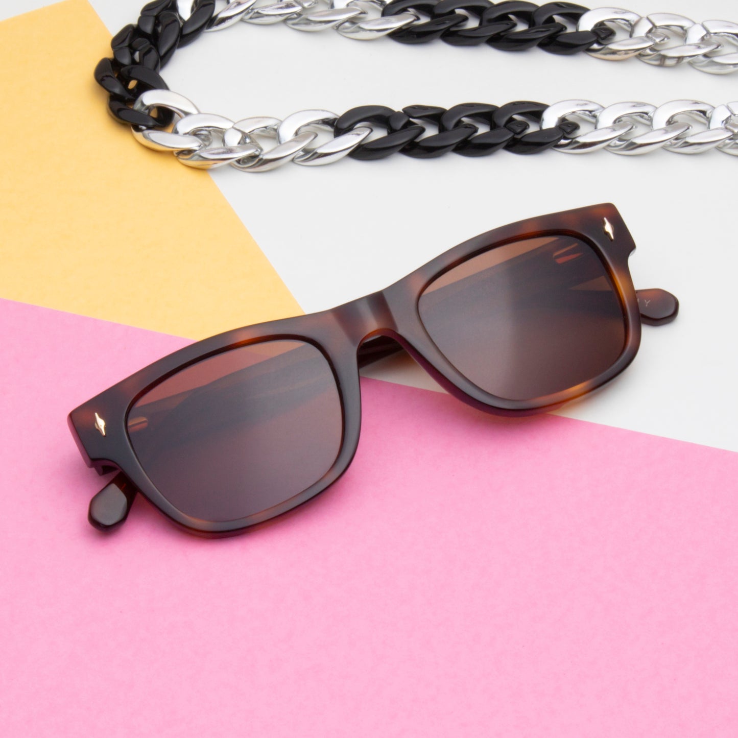 SUN-LORENZO UNISEX WAYFARER ACETATE SUNGLASSES WITH POLARIZED LENS BY TED SMITH (IN 4 COLORS)