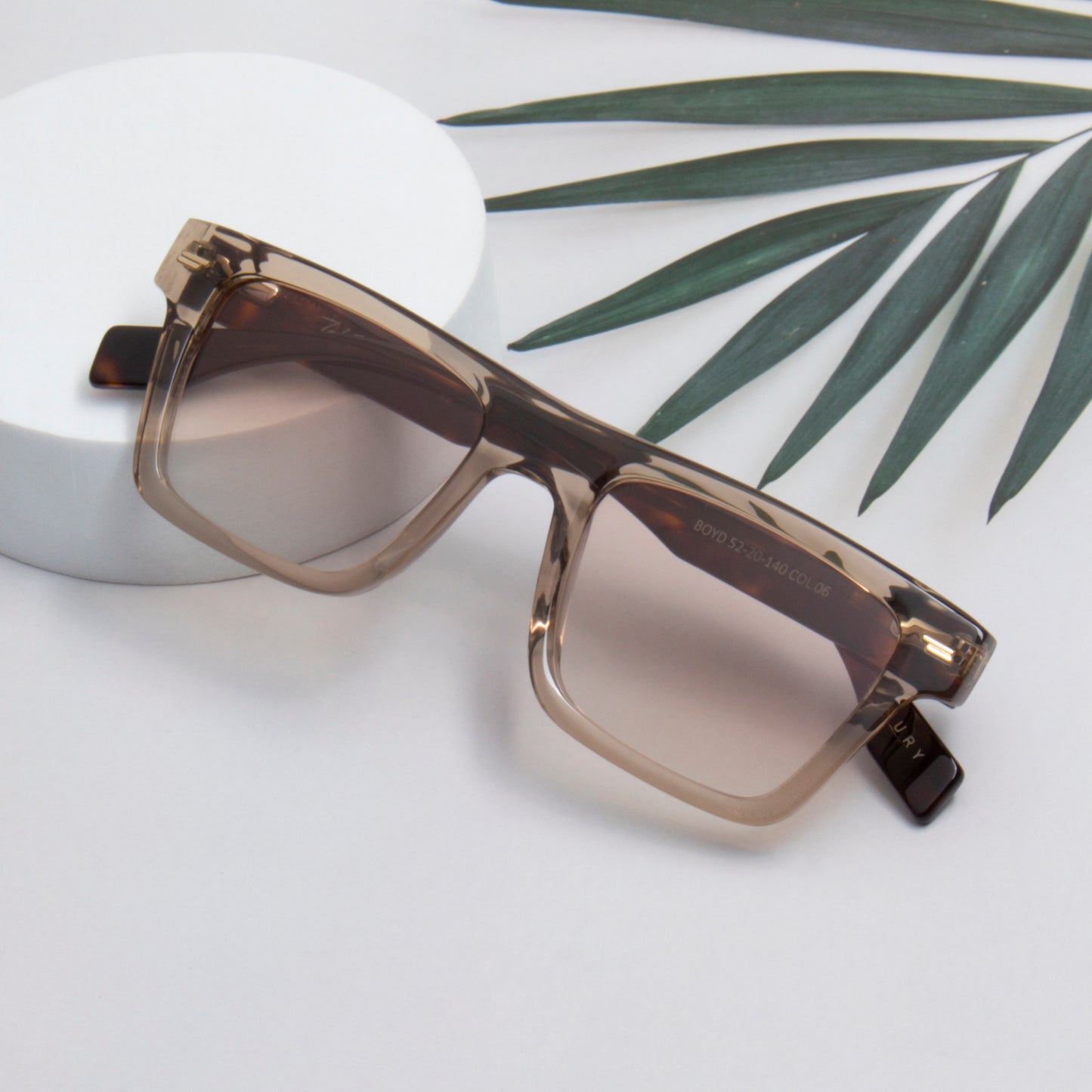 SUN-BOYD UNISEX SQUARE ACETATE SUNGLASSES WITH POLARIZED LENS BY TED SMITH (IN 6 COLORS)