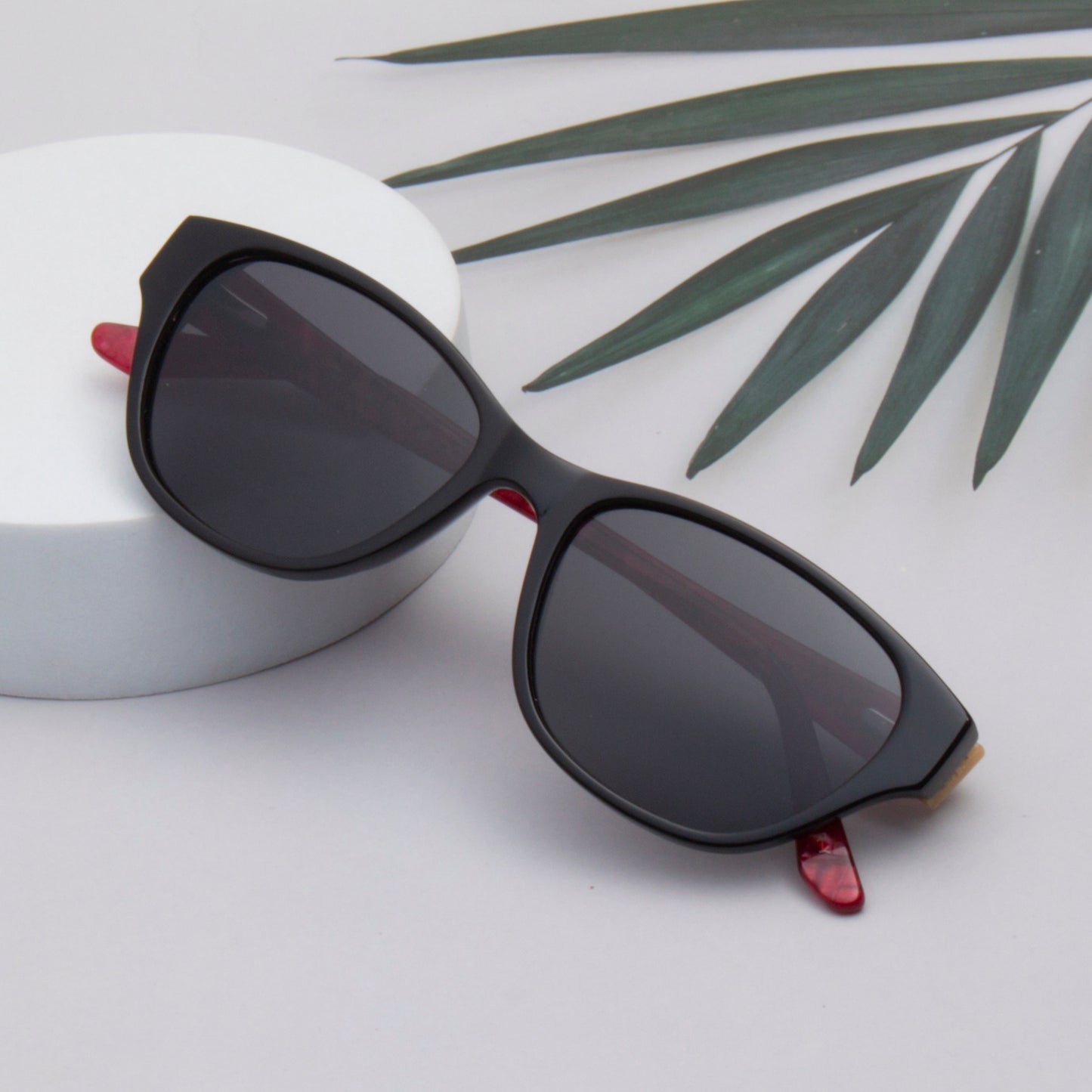 SUN-KRISTEN WOMEN CAT EYE ACETATE SUNGLASSES WITH POLARIZED LENS BY TED SMITH (IN 6 COLORS)