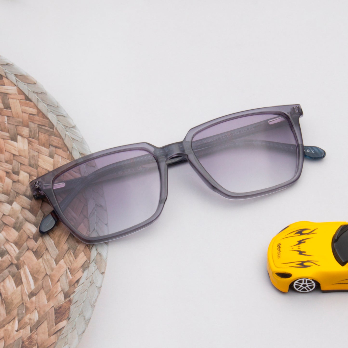 SUN-HARVEY UNISEX WAYFARER ACETATE SUNGLASSES WITH POLARIZED LENS BY TED SMITH (IN 6 COLORS)
