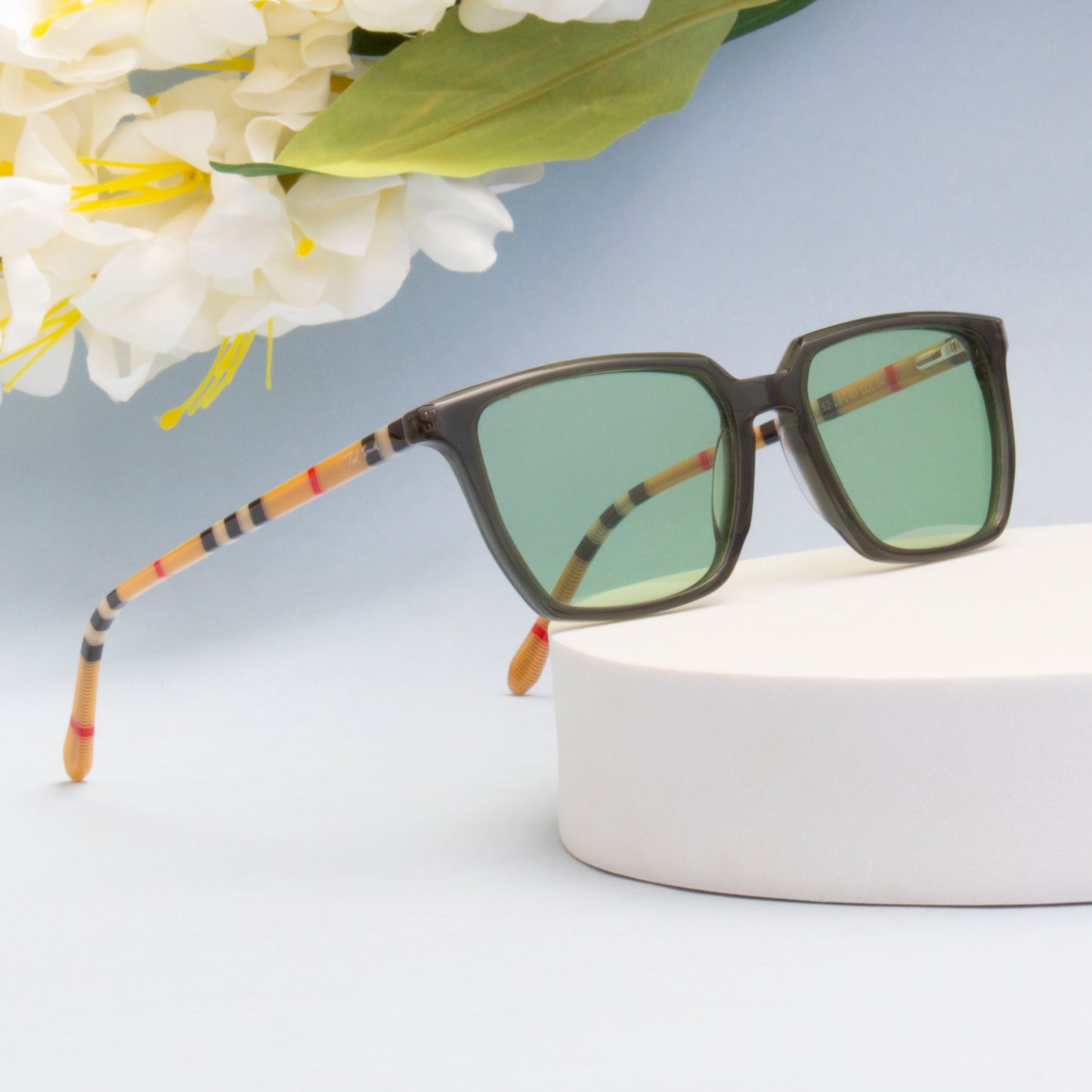 SUN-HARVEY UNISEX WAYFARER ACETATE SUNGLASSES WITH POLARIZED LENS BY TED SMITH (IN 6 COLORS)