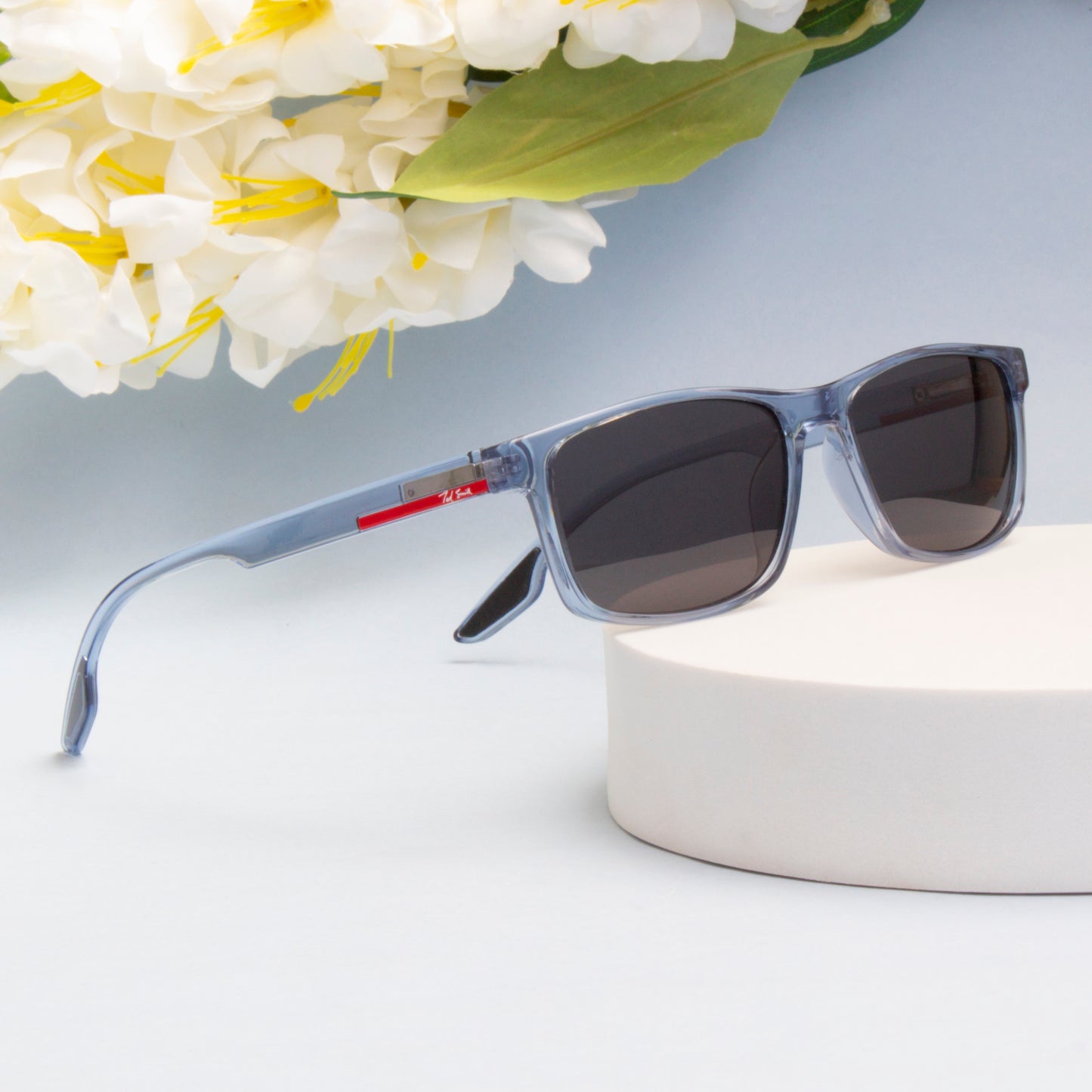 SUN-GYM-X UNISEX RECTANGULAR TR90 SUNGLASSES WITH POLARIZED LENS BY TED SMITH (IN 4 COLORS)