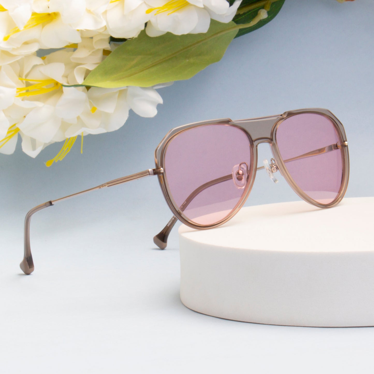 DITTA UNISEX AVIATOR METAL WITH TR90 SUNGLASSES WITH POLARIZED LENS BY TED SMITH (IN 8 COLORS)