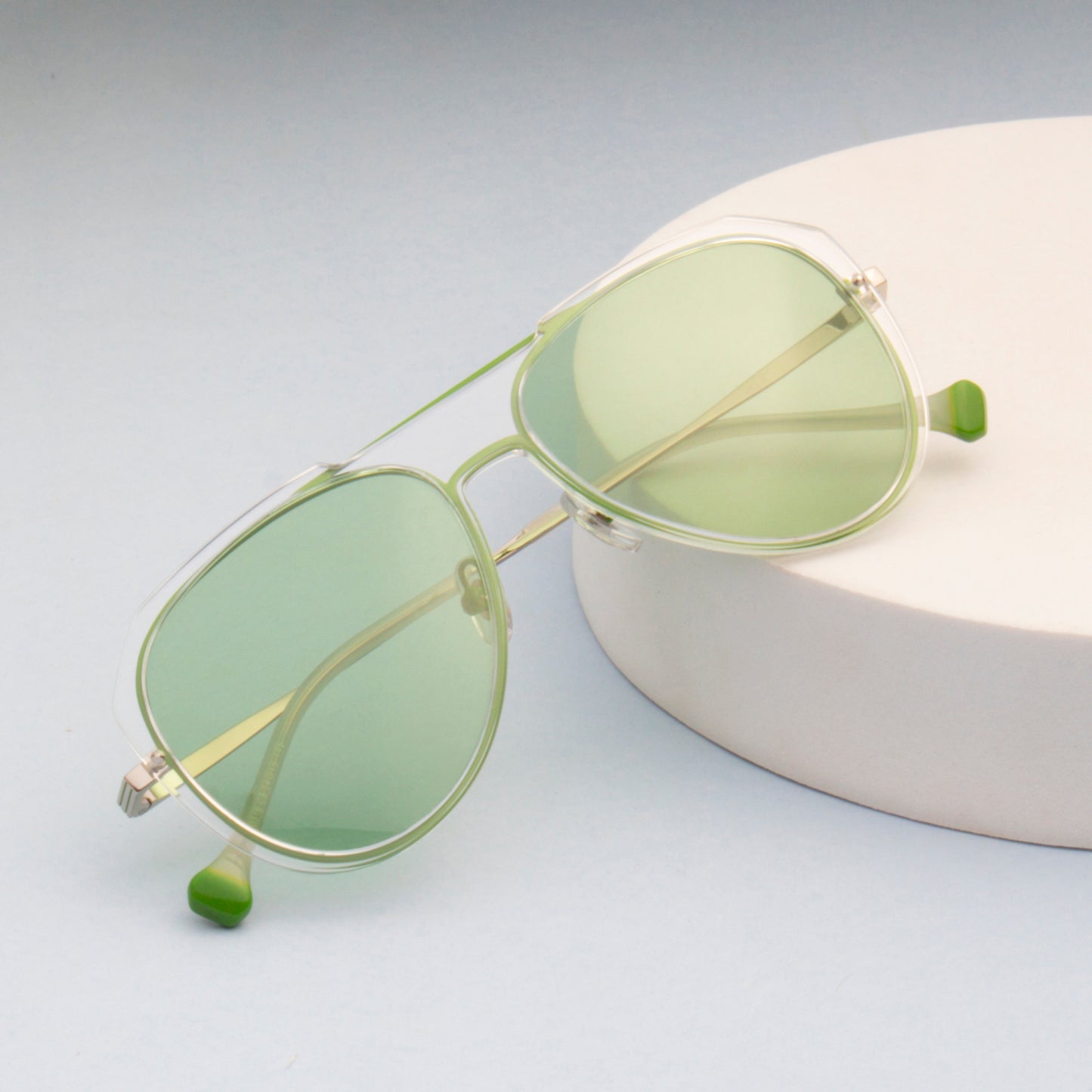 DITTA UNISEX AVIATOR METAL WITH TR90 SUNGLASSES WITH POLARIZED LENS BY TED SMITH (IN 8 COLORS)