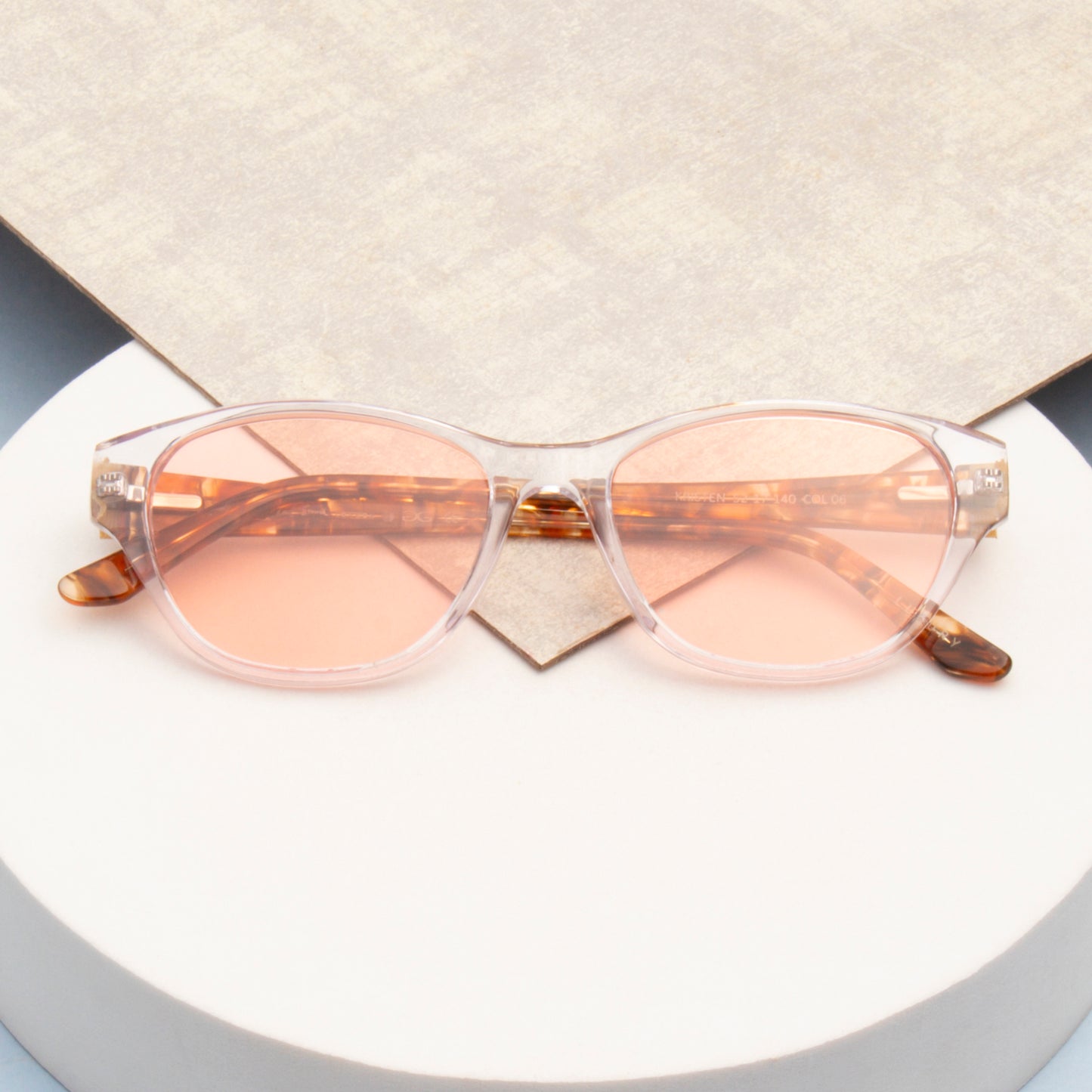 SUN-KRISTEN WOMEN CAT EYE ACETATE SUNGLASSES WITH POLARIZED LENS BY TED SMITH (IN 6 COLORS)