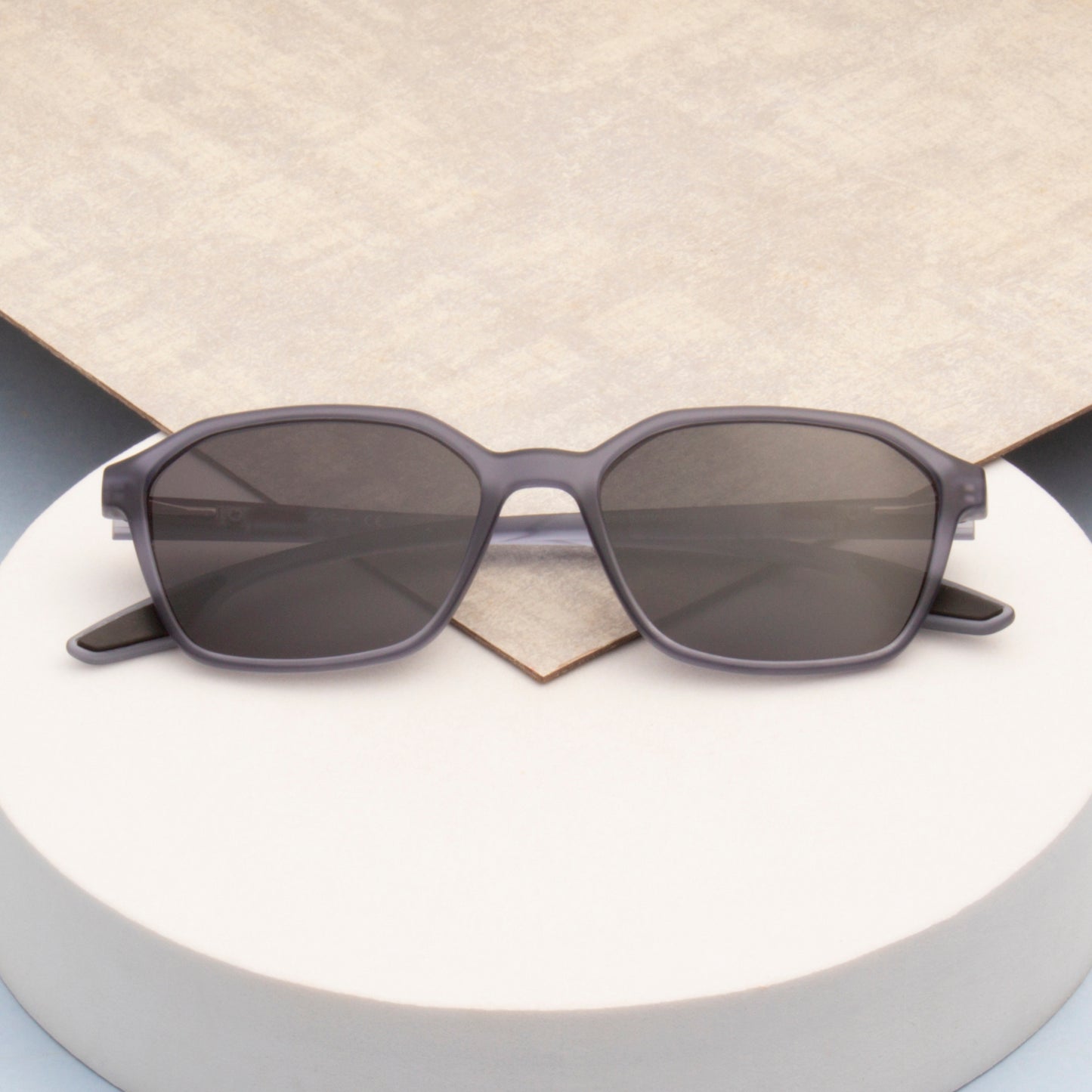 SUN-GRIFFITH UNISEX RECTANGULAR TR90 SUNGLASSES WITH POLARIZED LENS BY TED SMITH (IN 4 COLORS)