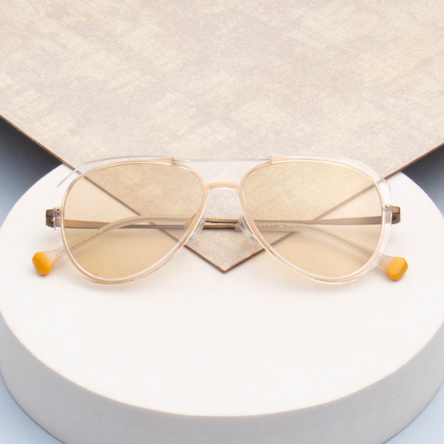 DITTA UNISEX AVIATOR METAL WITH TR90 SUNGLASSES WITH POLARIZED LENS BY TED SMITH (IN 8 COLORS)