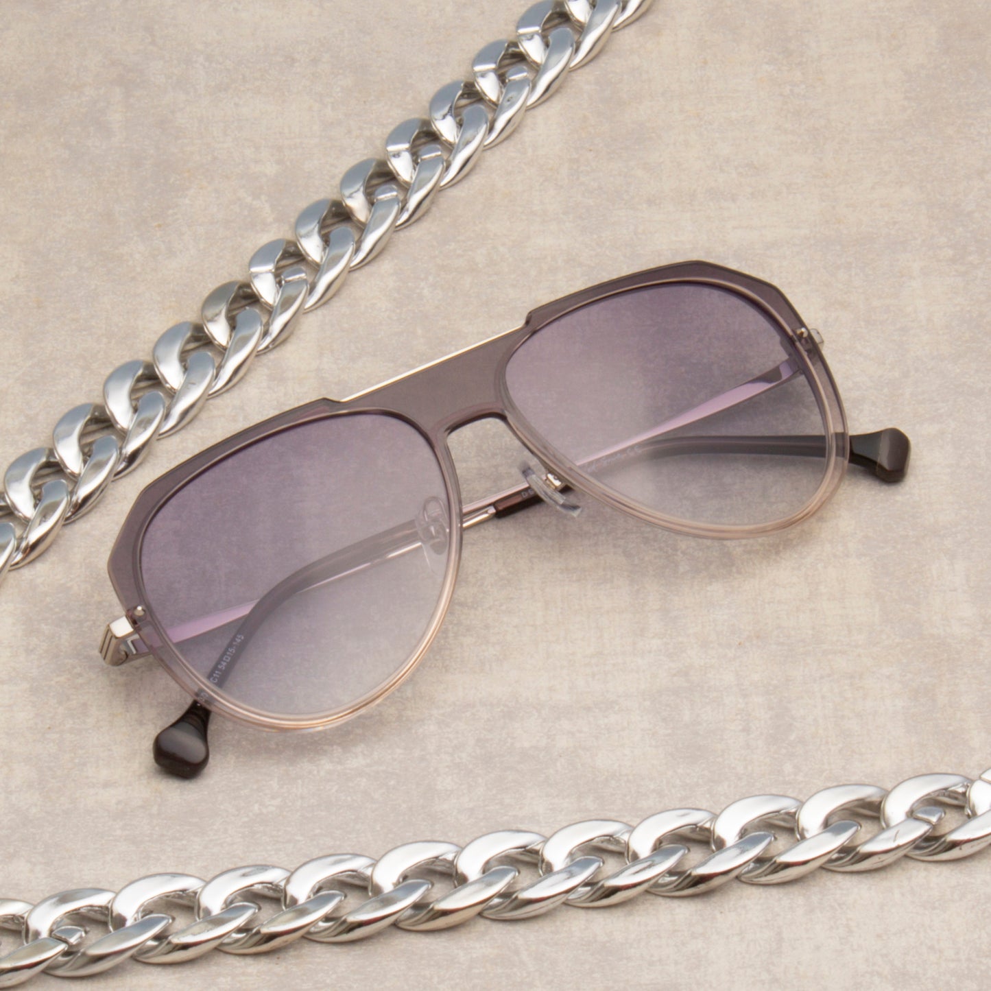 DITTA UNISEX AVIATOR METAL WITH TR90 SUNGLASSES WITH POLARIZED LENS BY TED SMITH (IN 8 COLORS)