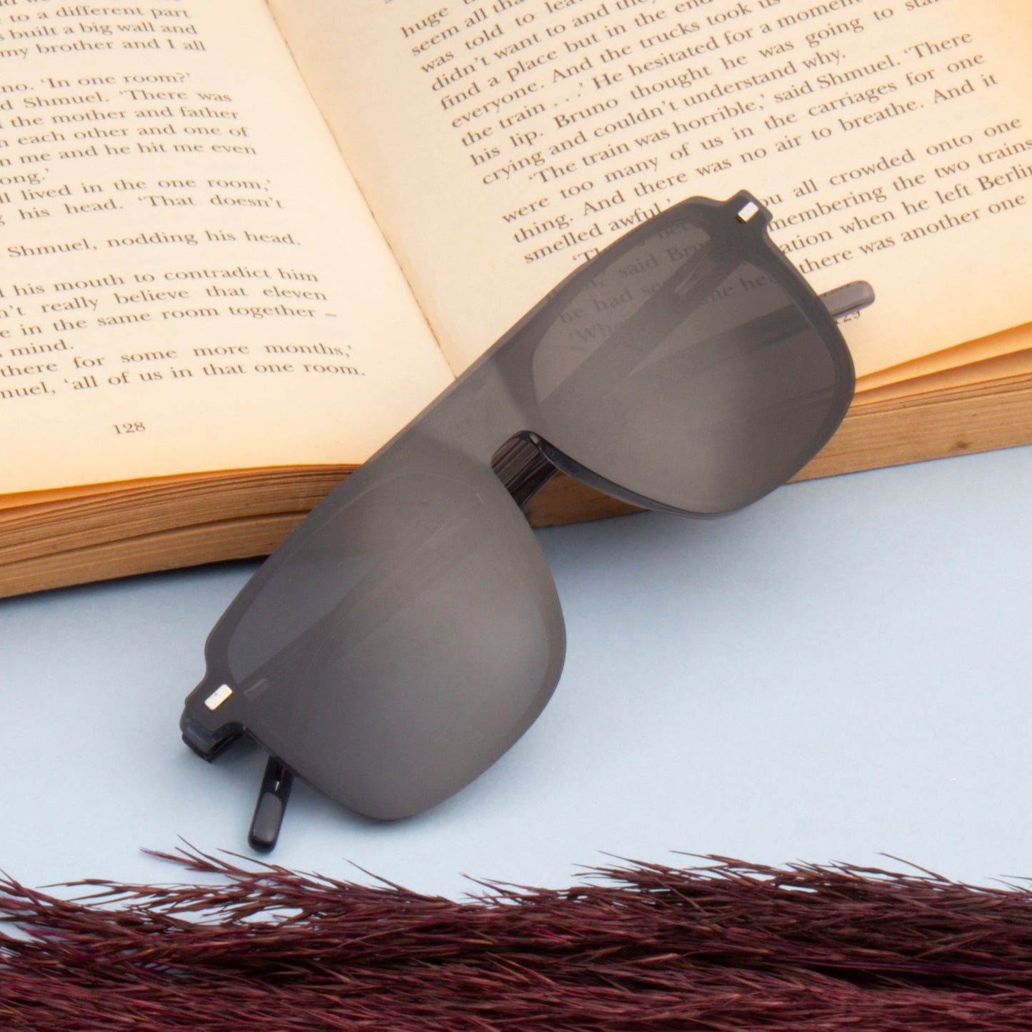 DALES UNISEX AVIATOR ACETATE CLIPON SUNGLASSES WITH POLARIZED LENS BY TED SMITH (IN 4 COLORS)