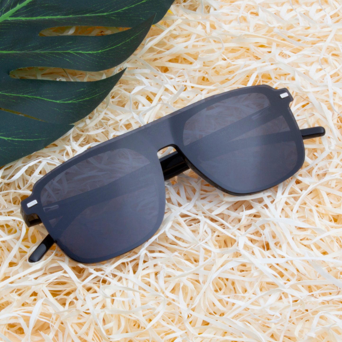 DALES UNISEX AVIATOR ACETATE CLIPON SUNGLASSES WITH POLARIZED LENS BY TED SMITH (IN 4 COLORS)
