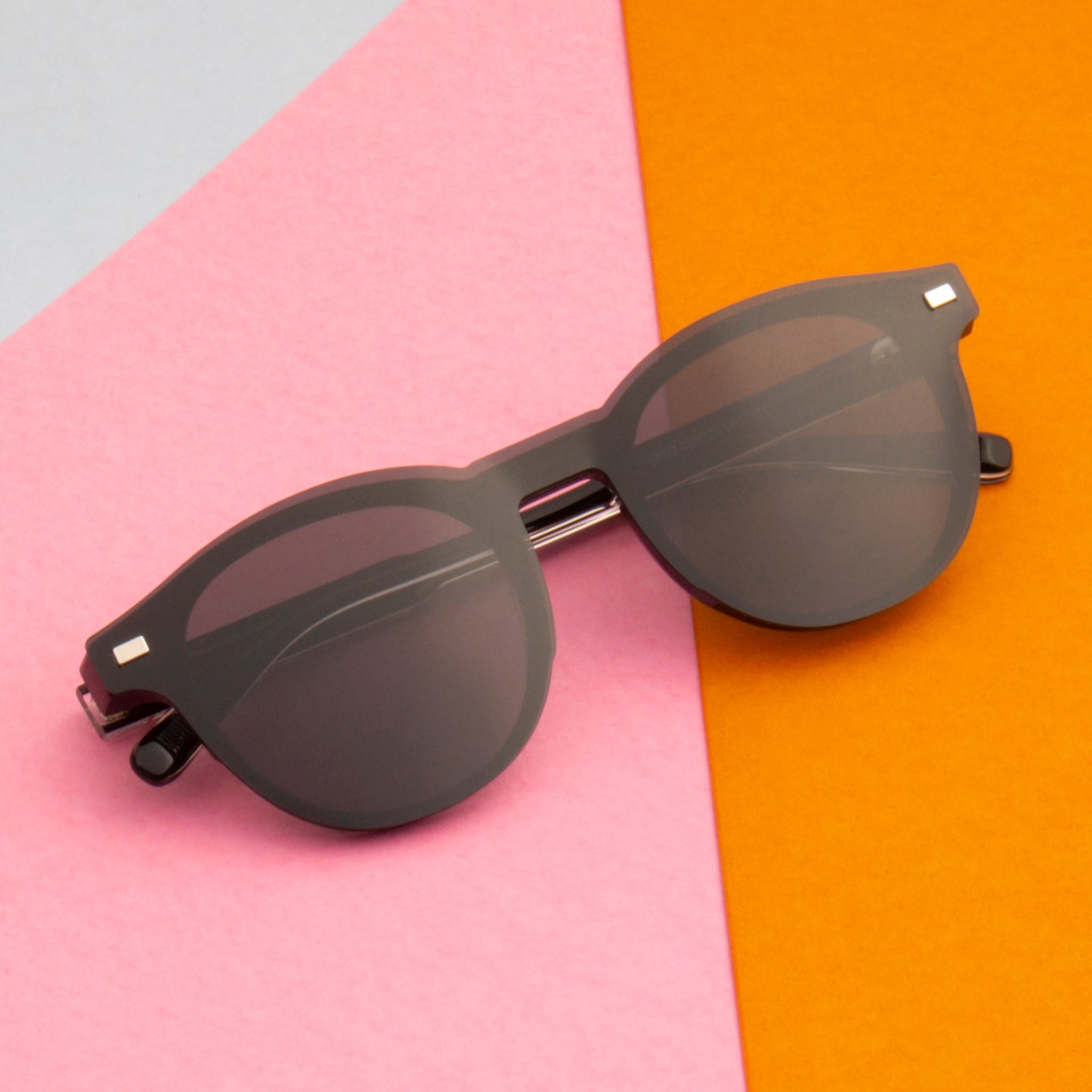 CHAVIS UNISEX ROUND ACETATE CLIPON SUNGLASSES WITH POLARIZED LENS BY TED SMITH (IN 4 COLORS)