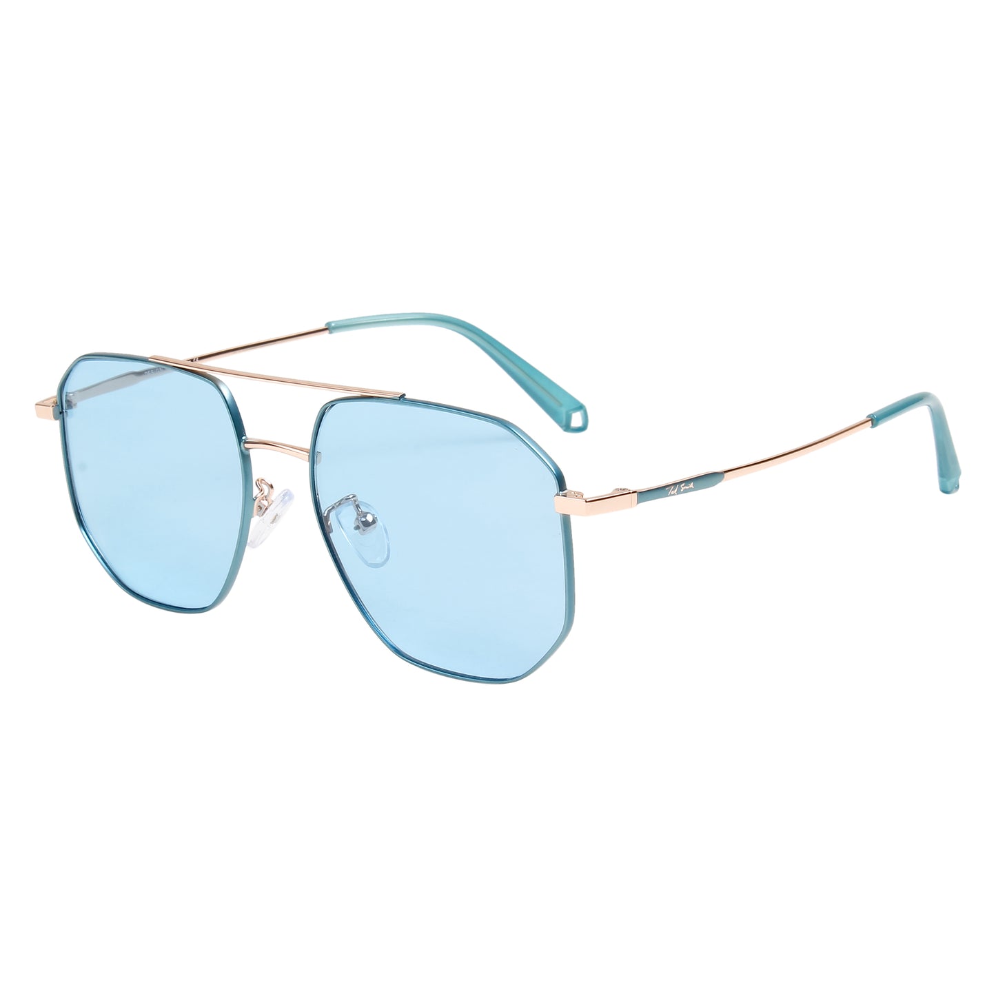 SUN-FINN UNISEX AVIATOR METAL SUNGLASSES WITH POLARIZED LENS BY TED SMITH (IN 4 COLORS)