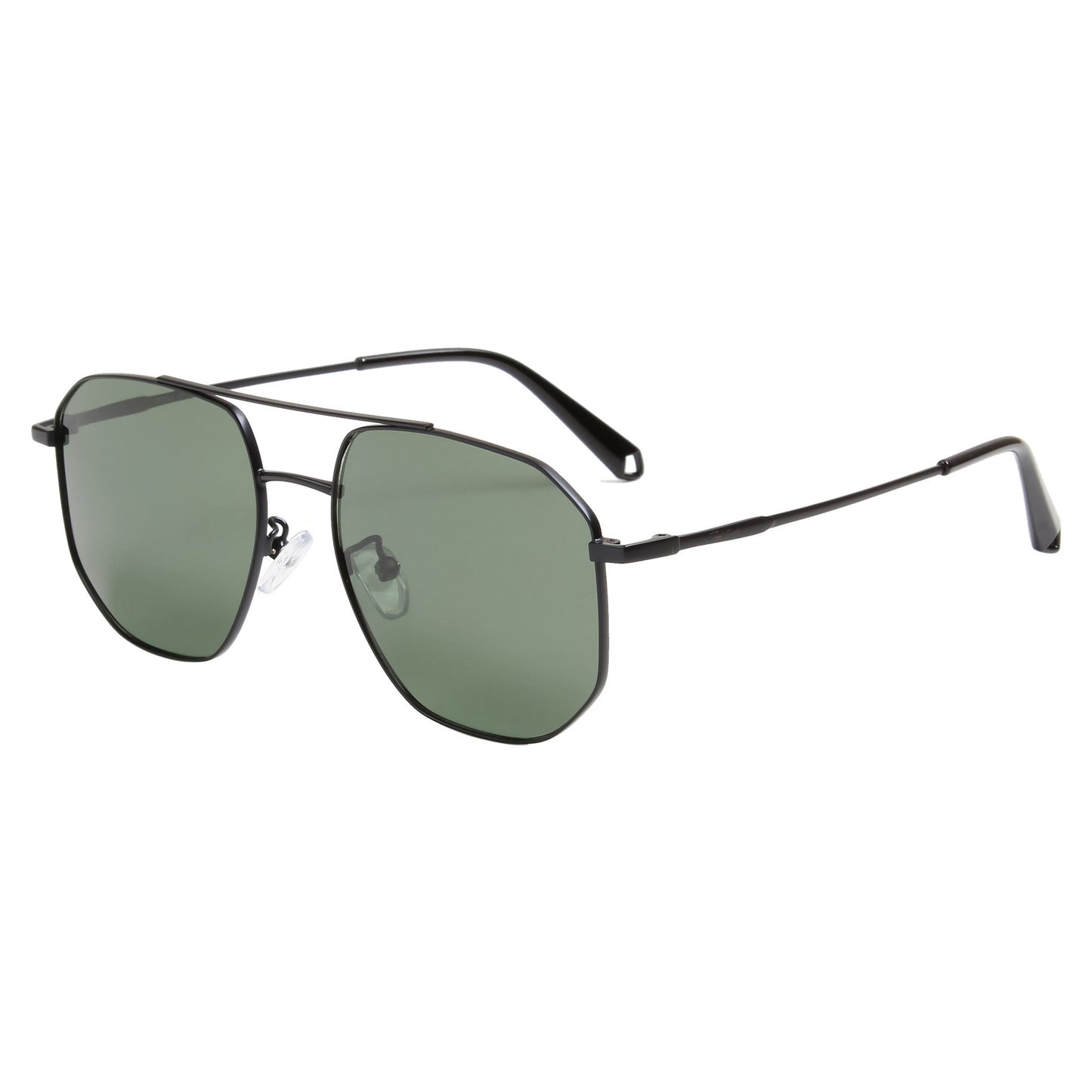 SUN-FINN UNISEX AVIATOR METAL SUNGLASSES WITH POLARIZED LENS BY TED SMITH (IN 4 COLORS)