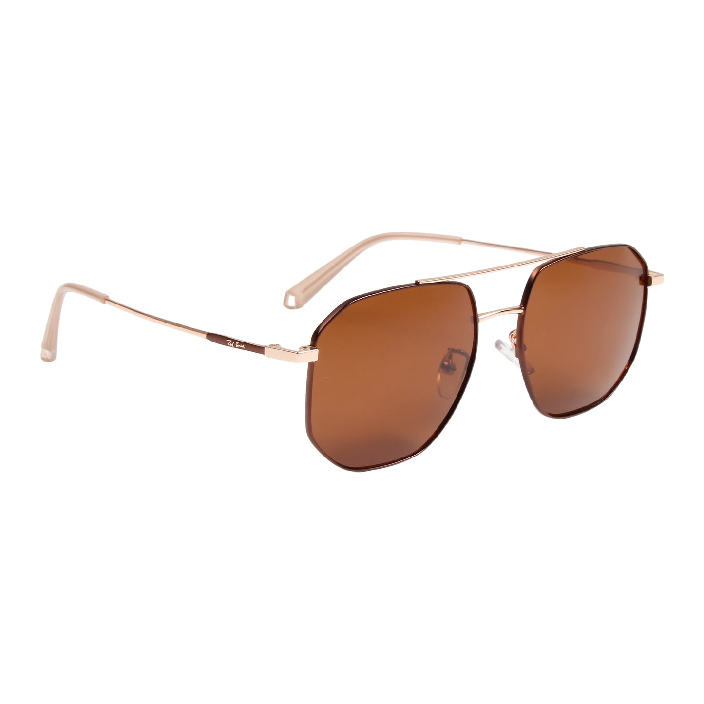 SUN-FINN UNISEX AVIATOR METAL SUNGLASSES WITH POLARIZED LENS BY TED SMITH (IN 4 COLORS)