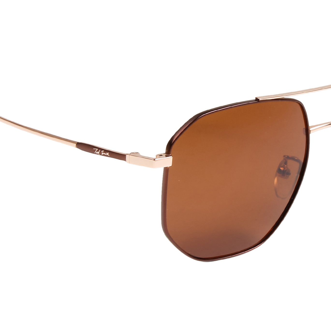 SUN-FINN UNISEX AVIATOR METAL SUNGLASSES WITH POLARIZED LENS BY TED SMITH (IN 4 COLORS)