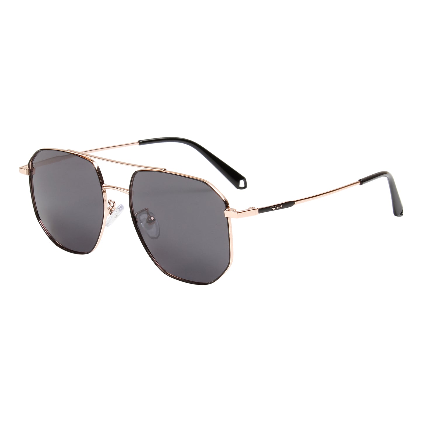 SUN-FINN UNISEX AVIATOR METAL SUNGLASSES WITH POLARIZED LENS BY TED SMITH (IN 4 COLORS)