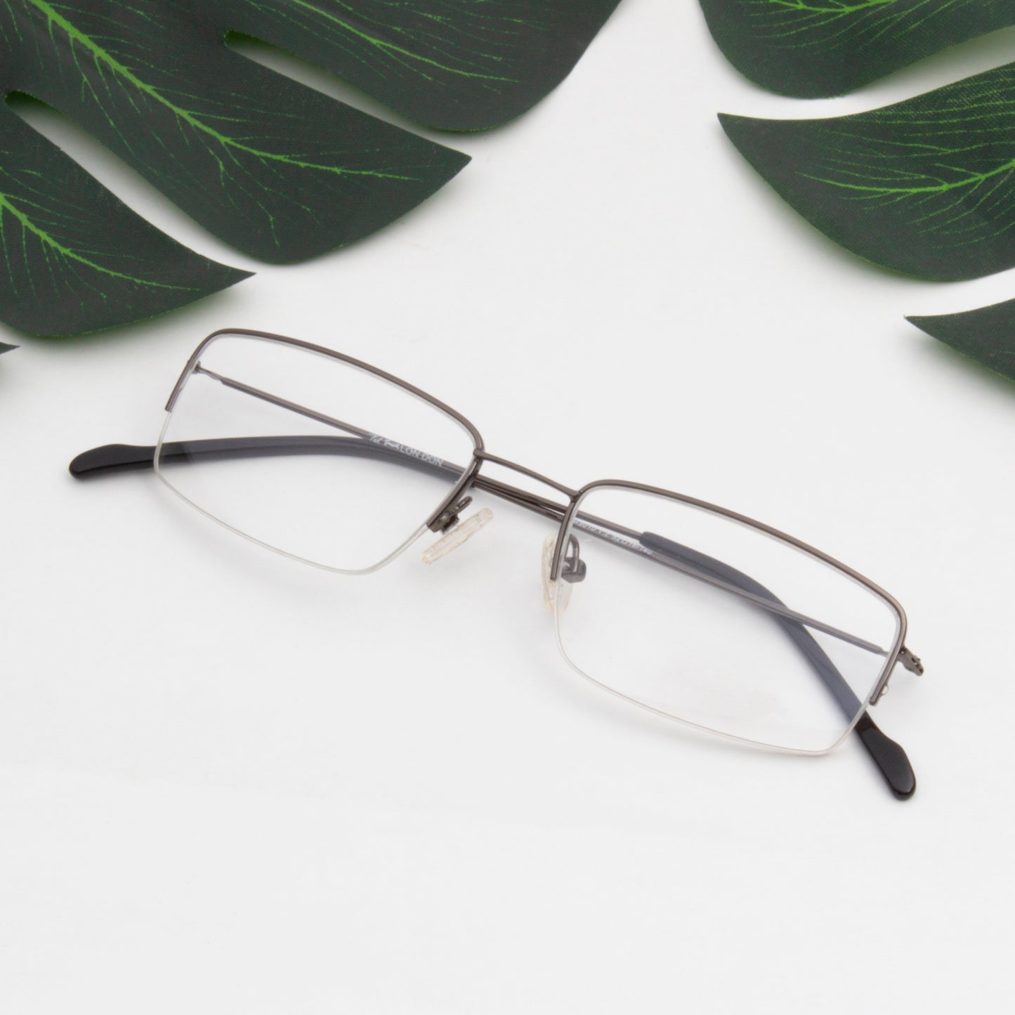 9010 UNISEX RECTANGLE METAL FRAMES BY TED SMITH (IN 4 COLORS)
