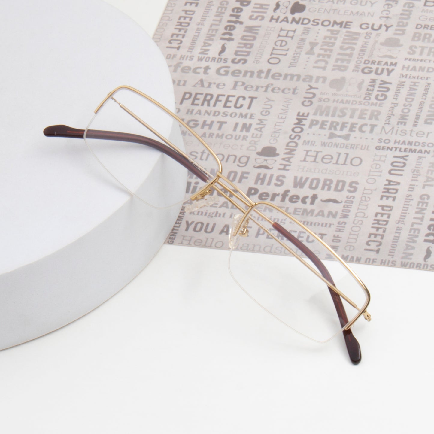 9010 UNISEX RECTANGLE METAL FRAMES BY TED SMITH (IN 4 COLORS)