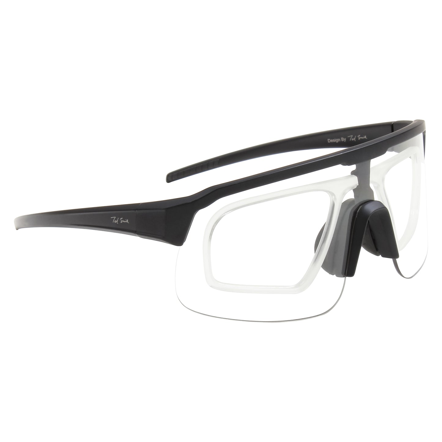 LINK UNISEX WRAP AROUND SPORTS GLASSES WITH PHOTOCHROMIC LENS BY TED SMITH (IN 3 COLORS)