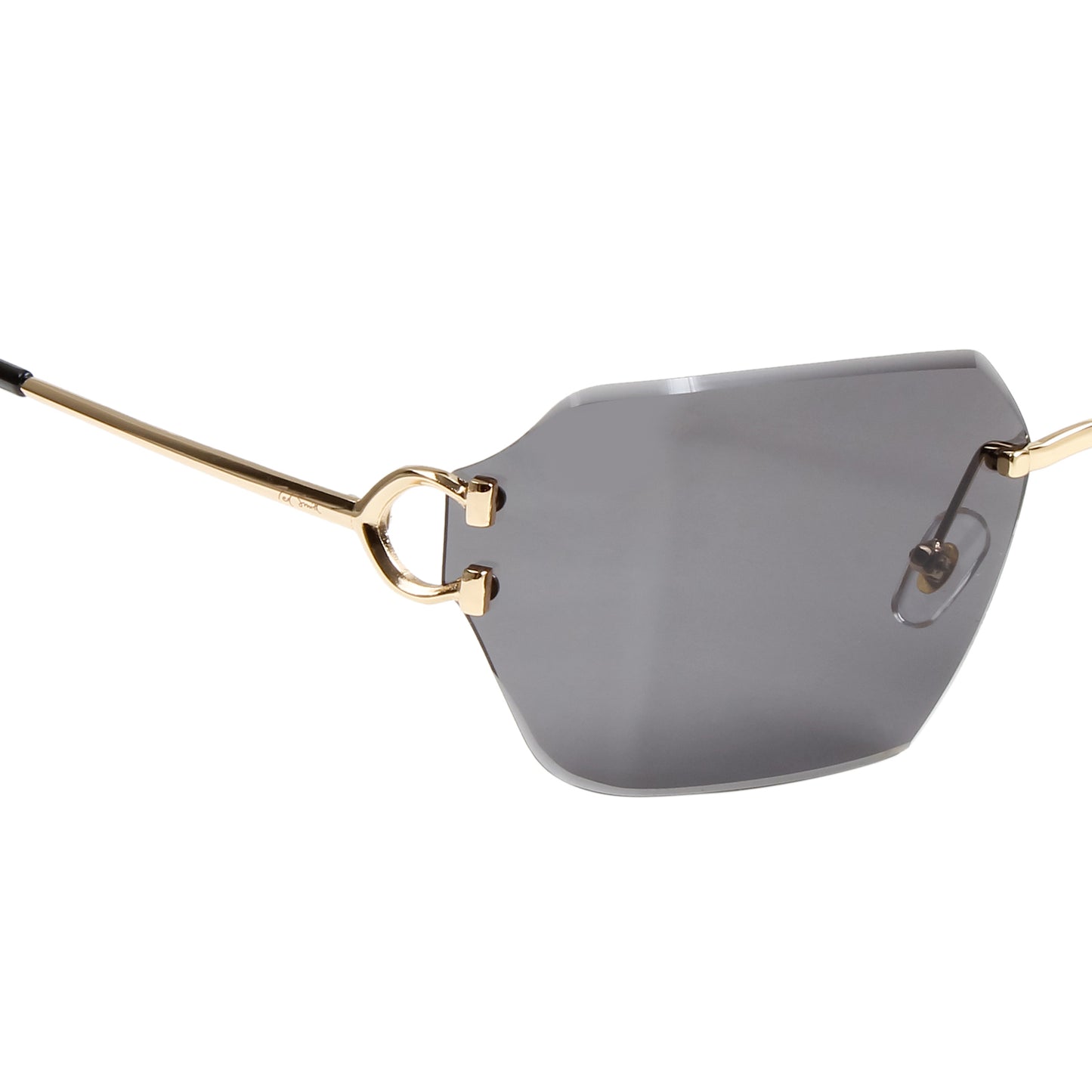 CAELAN UNISEX RECTANGLE METAL SUNGLASSES BY TED SMITH (IN 4 COLORS)