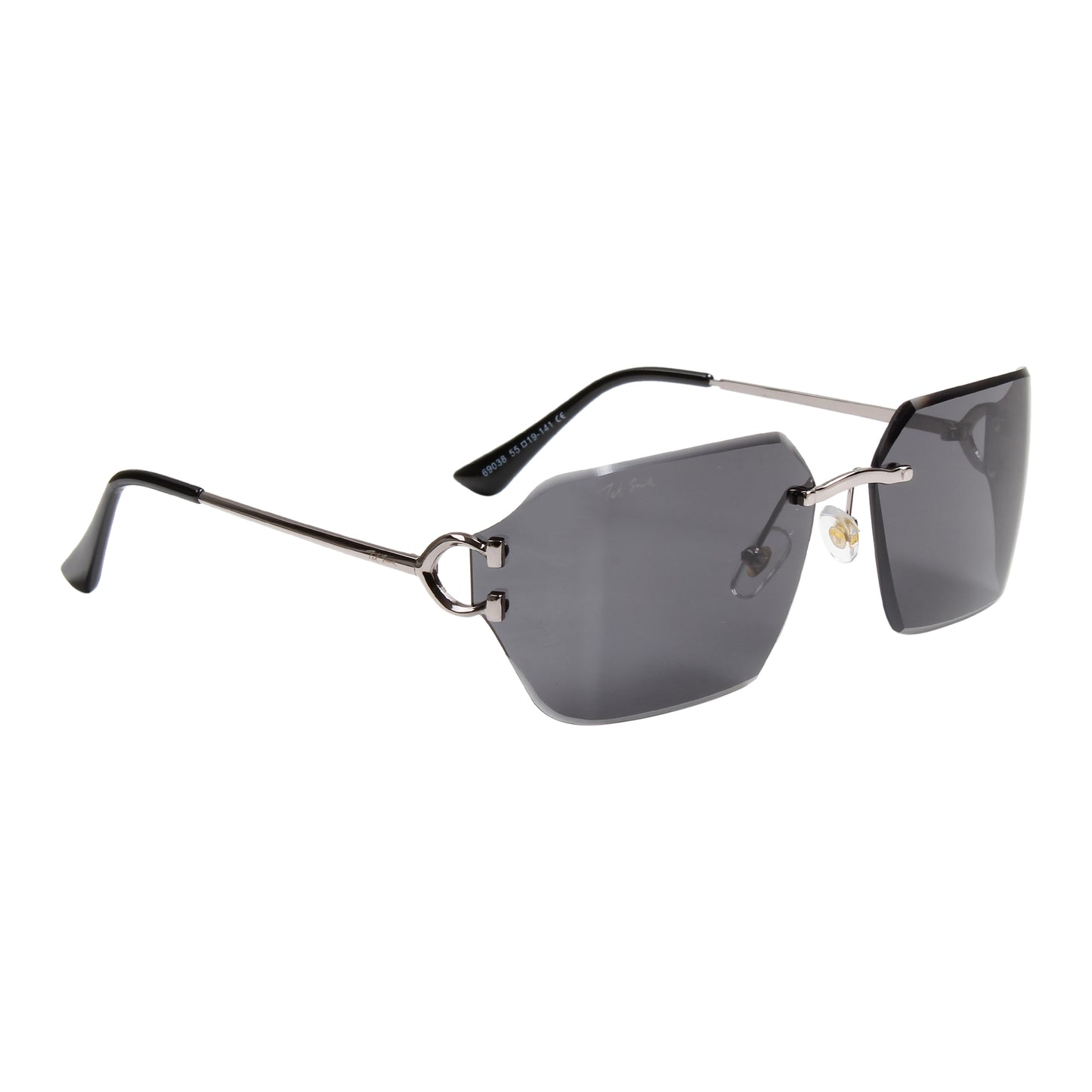 CAELAN UNISEX RECTANGLE METAL SUNGLASSES BY TED SMITH (IN 4 COLORS)