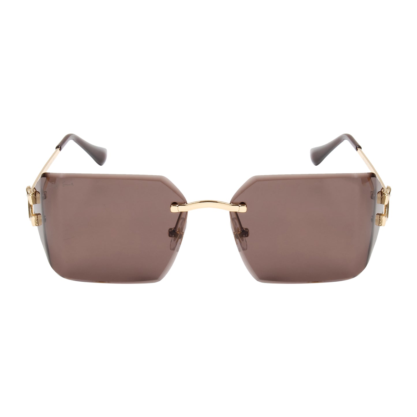 CAELAN UNISEX RECTANGLE METAL SUNGLASSES BY TED SMITH (IN 4 COLORS)