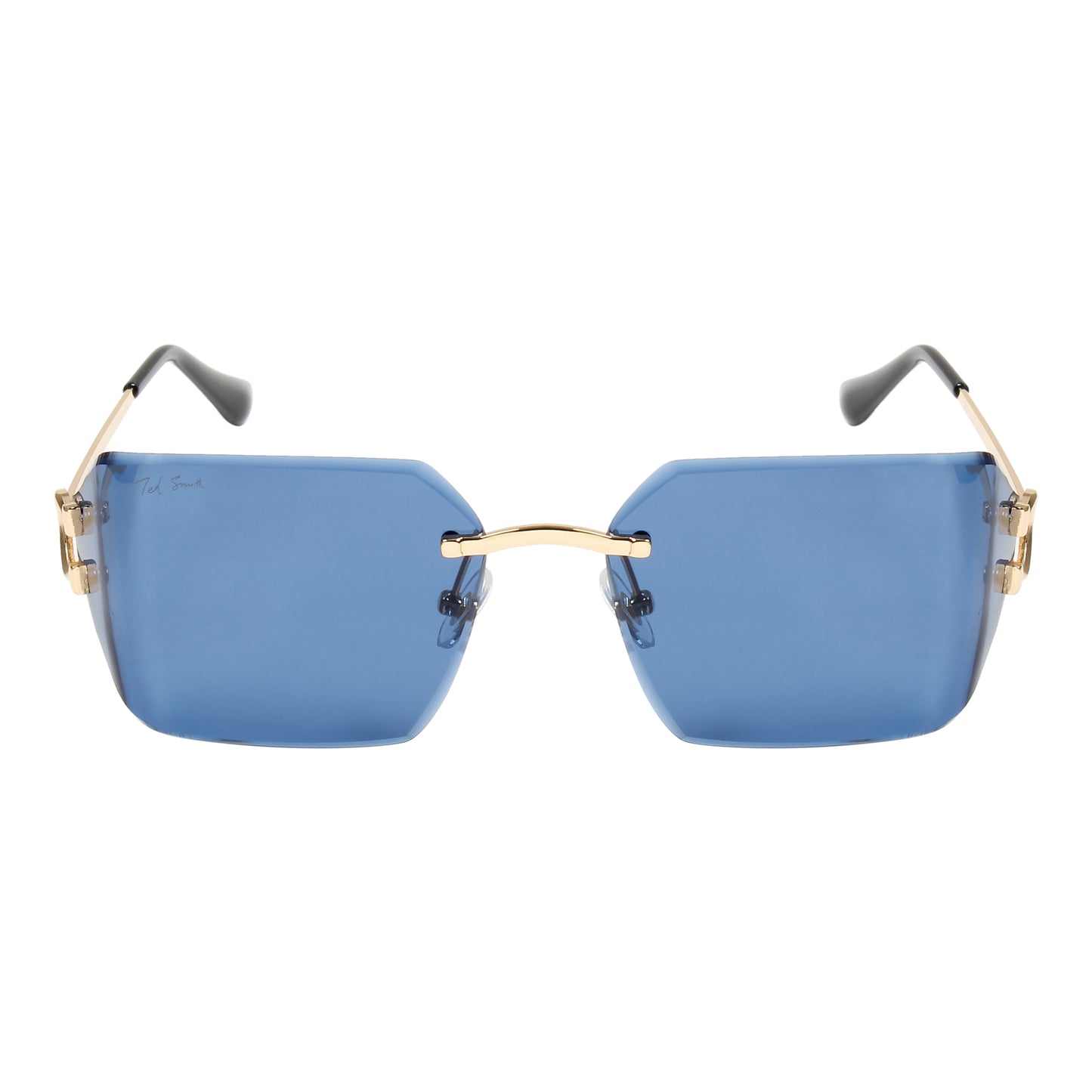 CAELAN UNISEX RECTANGLE METAL SUNGLASSES BY TED SMITH (IN 4 COLORS)