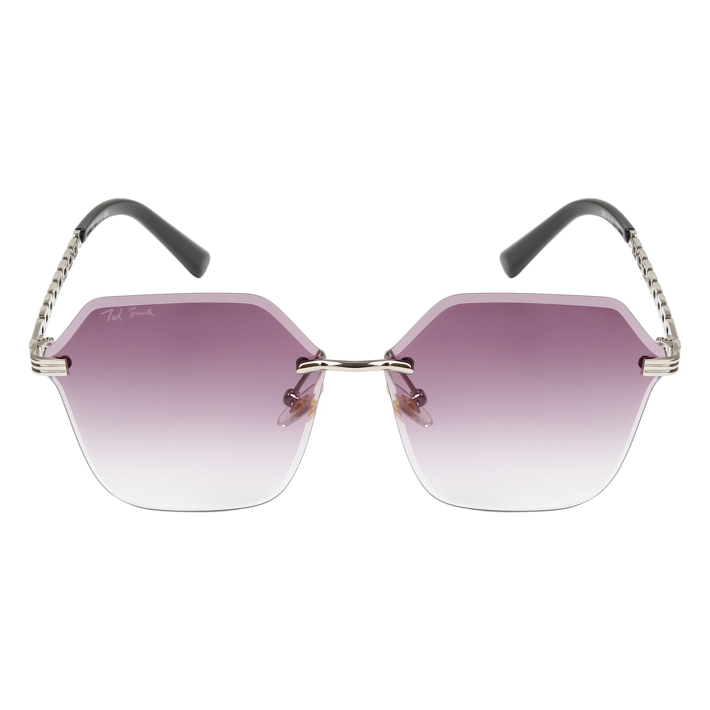 STELLA UNISEX SQUARE METAL SUNGLASSES BY TED SMITH (IN 3 COLORS)