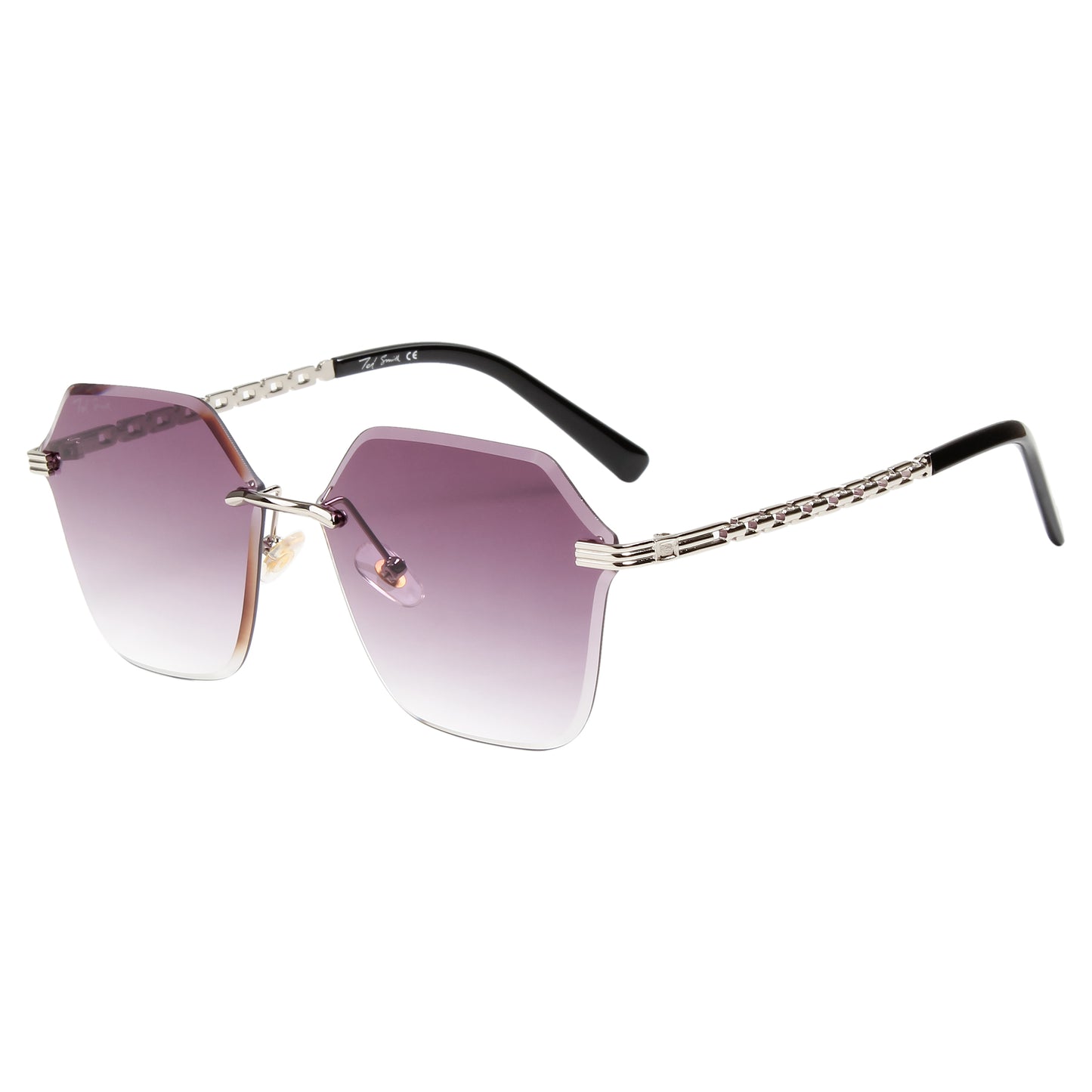 STELLA UNISEX SQUARE METAL SUNGLASSES BY TED SMITH (IN 3 COLORS)