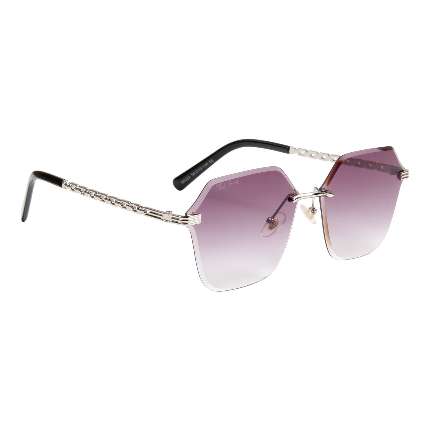 STELLA UNISEX SQUARE METAL SUNGLASSES BY TED SMITH (IN 3 COLORS)