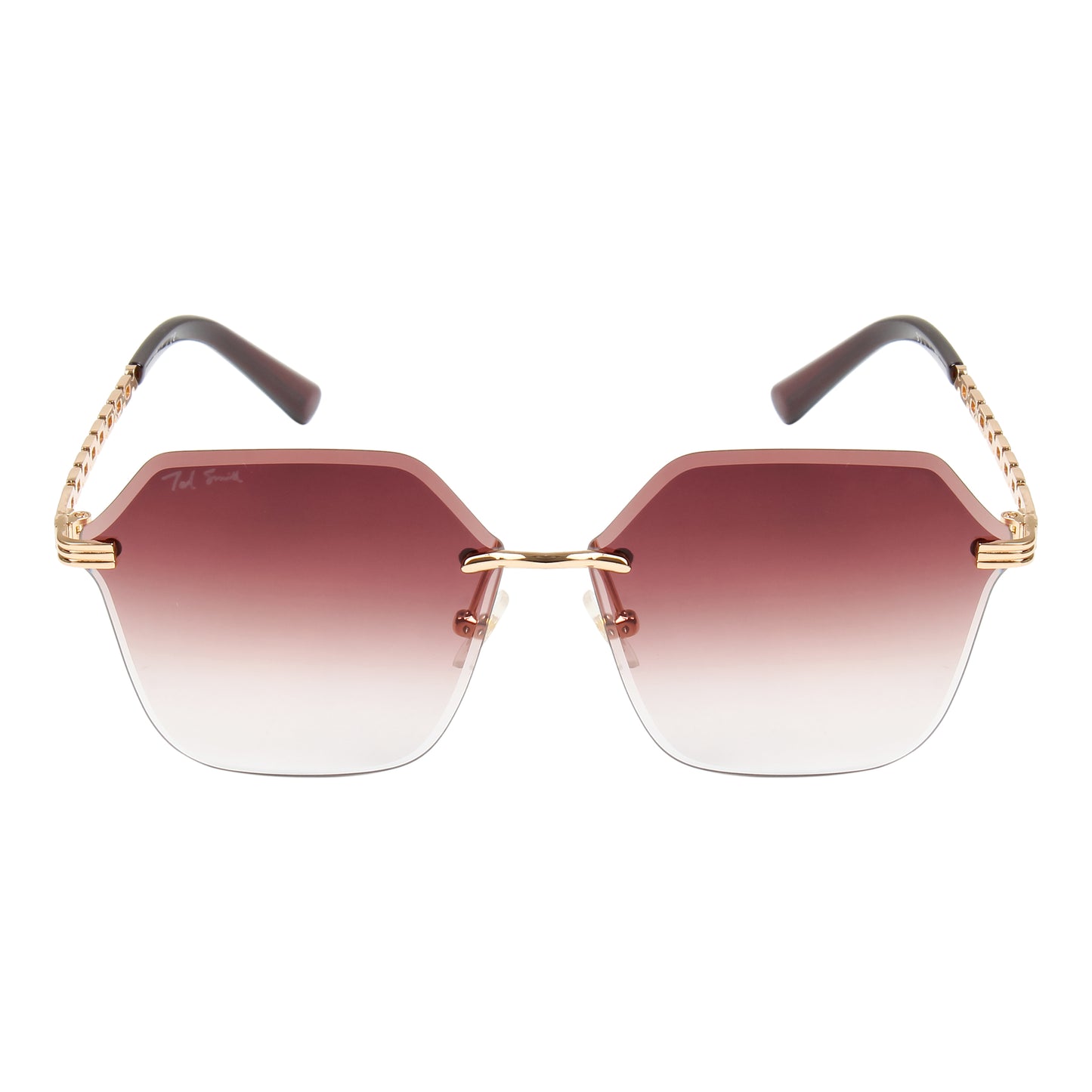 STELLA UNISEX SQUARE METAL SUNGLASSES BY TED SMITH (IN 3 COLORS)