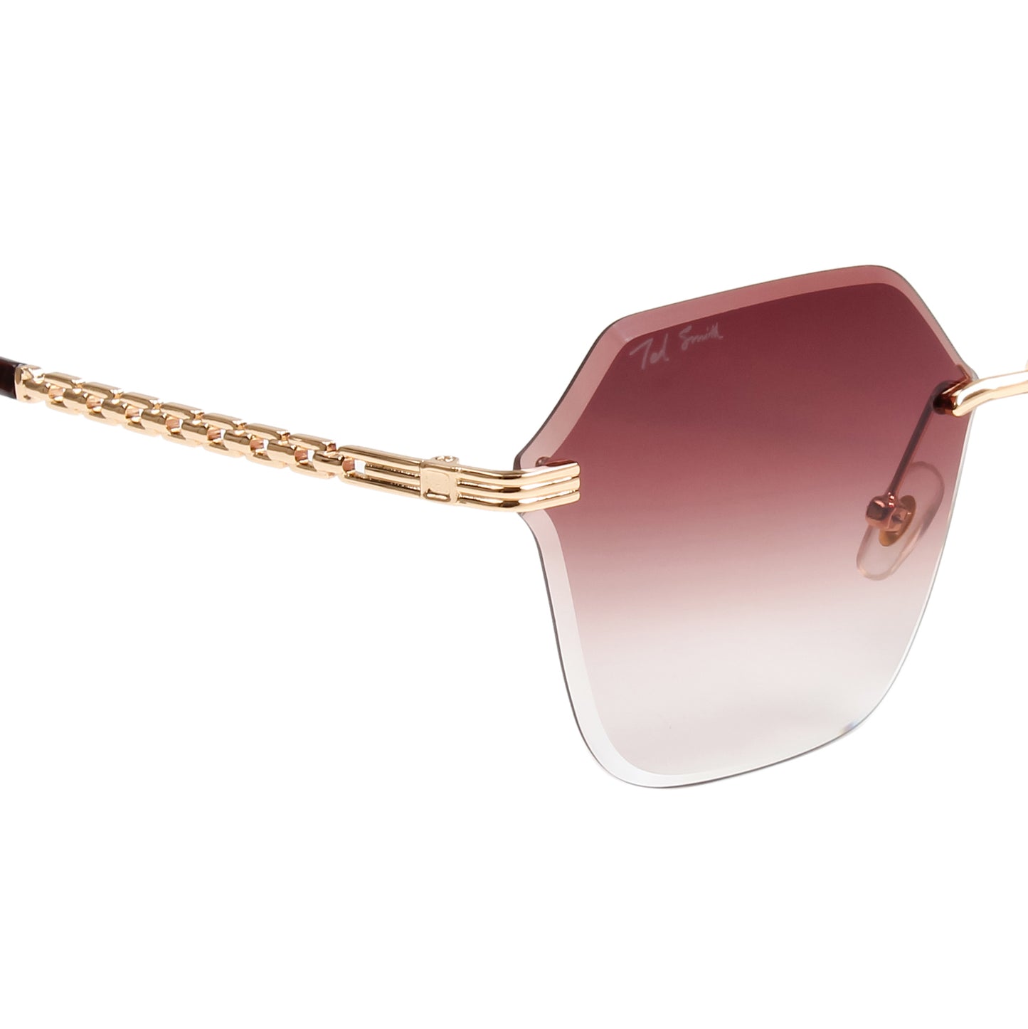 STELLA UNISEX SQUARE METAL SUNGLASSES BY TED SMITH (IN 3 COLORS)